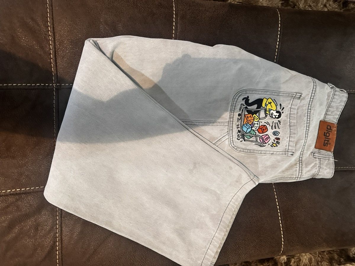 Other Light gray clean embroidery back pocket 38,34 Size US 38 / EU 54 - 3 Thumbnail