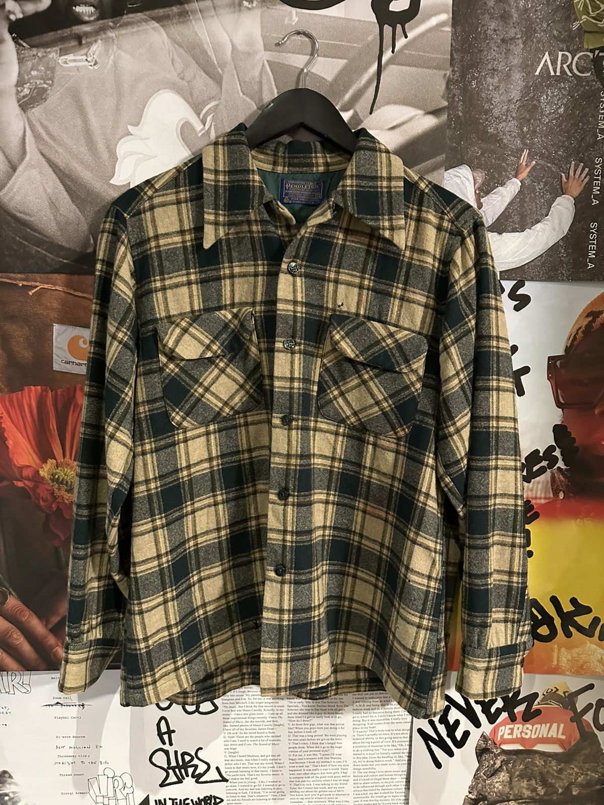 Pendleton × Vintage Vintage 60s Pendleton Button Up Flannel Shirt 