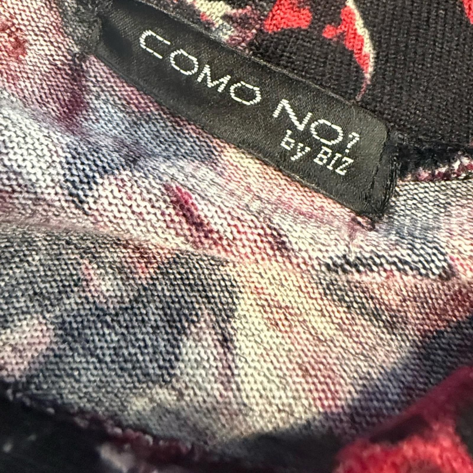 Other Como No? Floral abstract turtleneck shift midi dress SZ M Size M / US 6-8 / IT 42-44 - 6 Thumbnail
