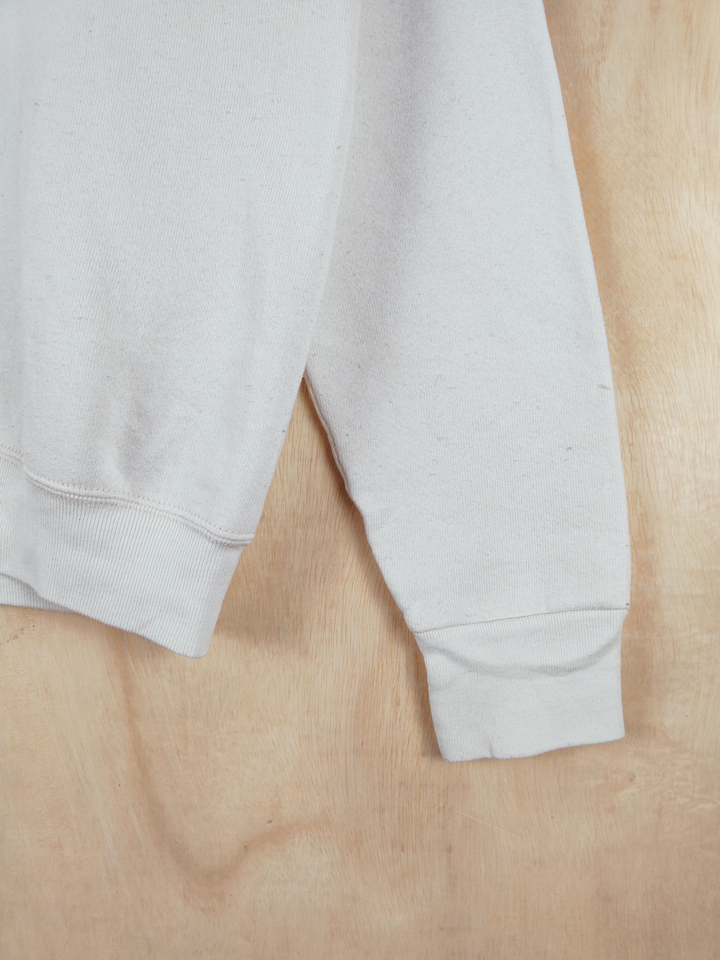 Japanese Brand Local Motion surf vintage White Sweatshirts #S2595 Size S / US 4 / IT 40 - 6 Thumbnail