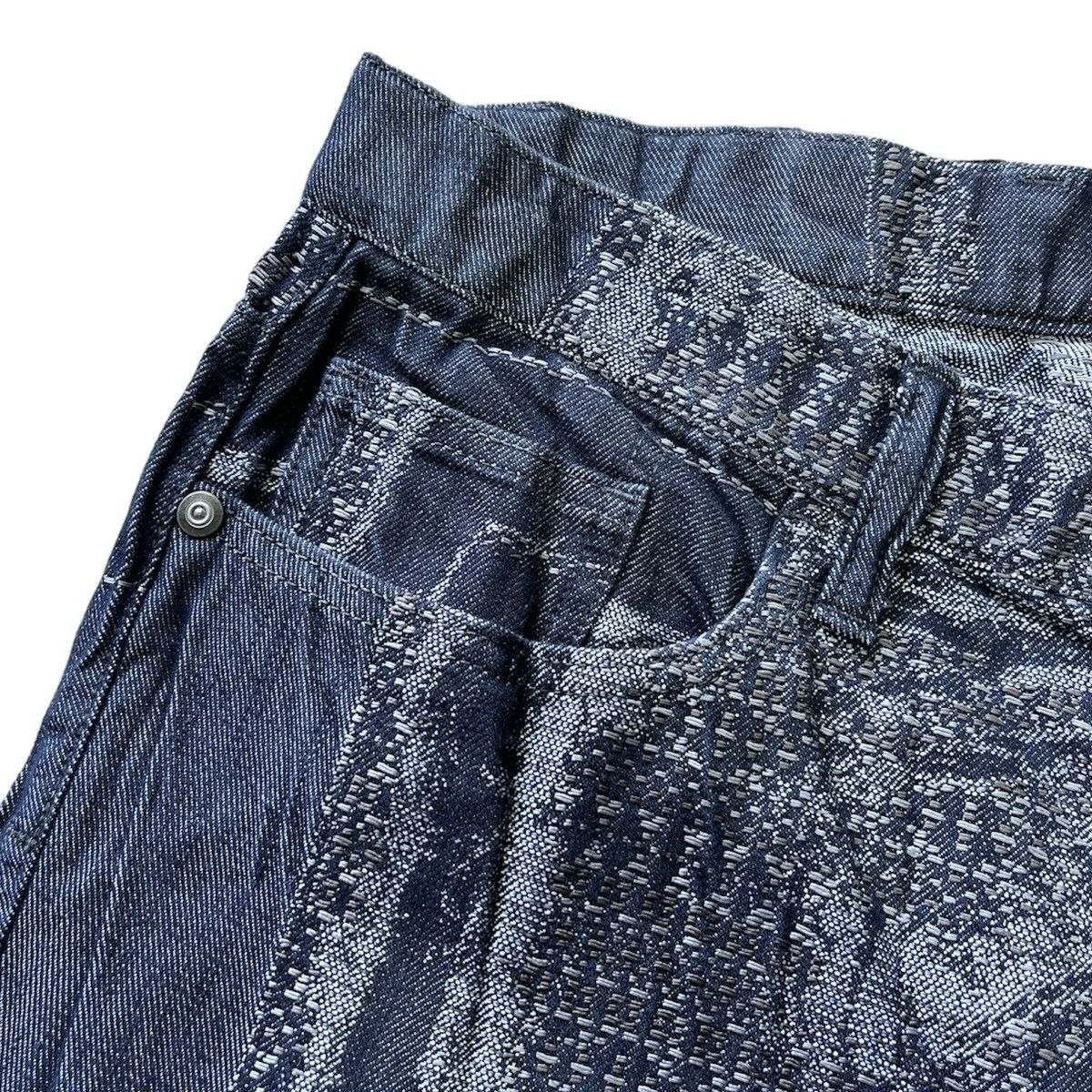 Issey Miyake × Vintage Vintage Issey Miyake Men Sashiko Denim Pants Size US 33 - 3 Thumbnail