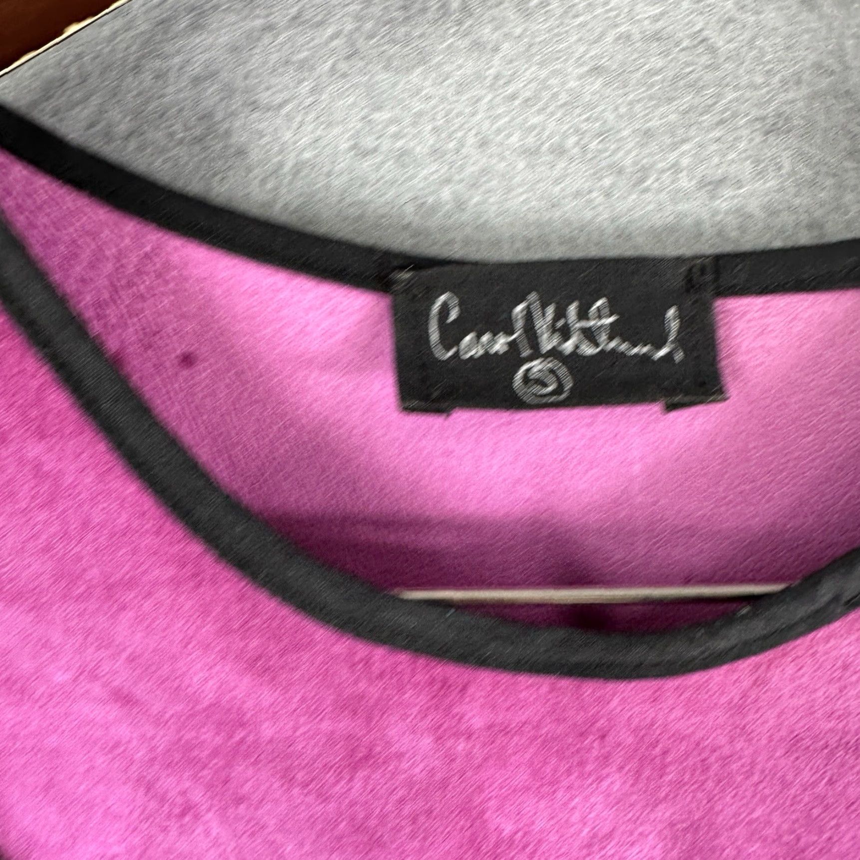 Etro VINTAGE Carol Vidstrand Suede Top Womens Small Adult Small Pink 3/4 Sleeve Round Neck Retro Western Boho 90s Concert Cottagecore Womens Size S / US 4 / IT 40 - 5 Thumbnail