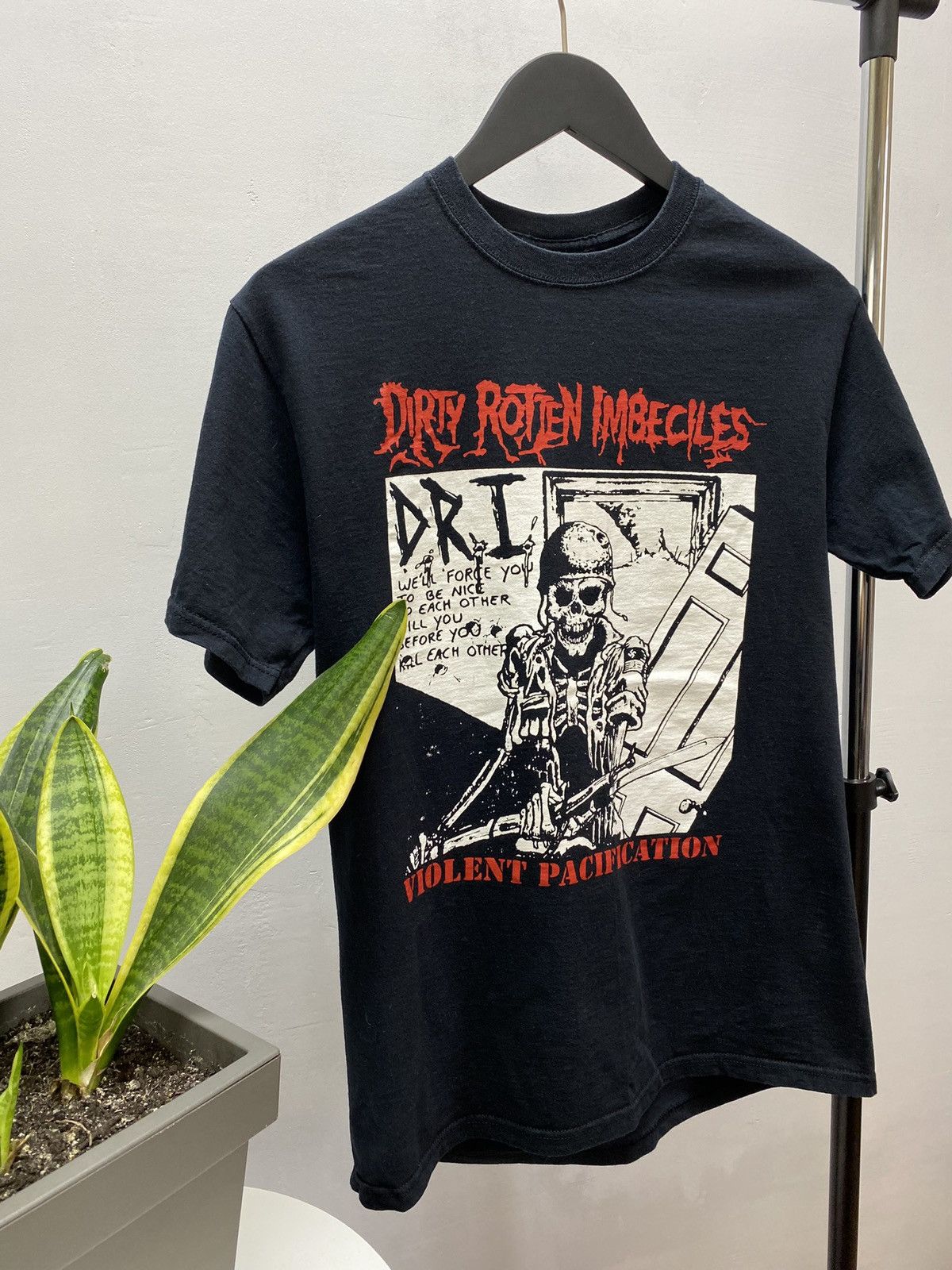 Band Tees Vintage DRI Dirty Rotten Imbeciles Violent Pacification Tee Size US M / EU 48-50 / 2 - 4 Thumbnail