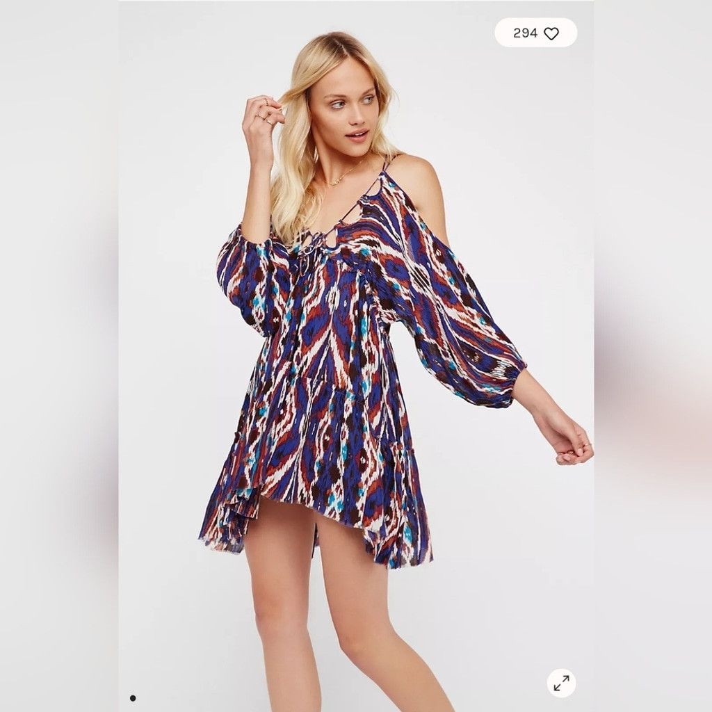 Free People EUC FP One Free People Monarch Mini Dress Size S / US 4 / IT 40 - 2 Thumbnail