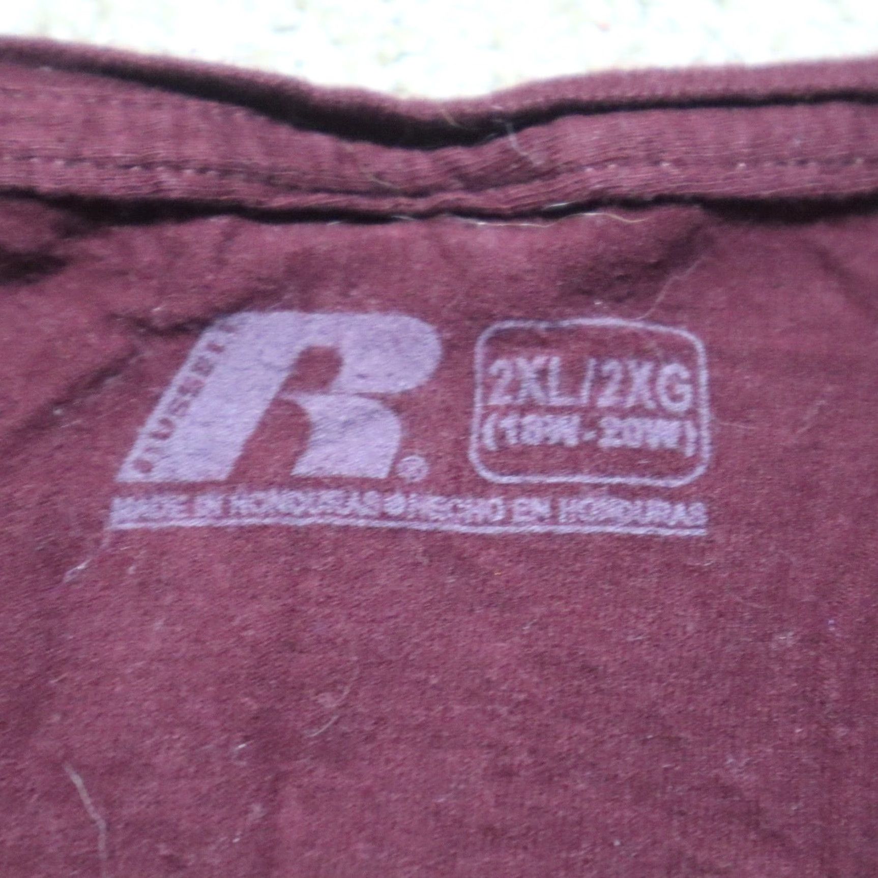 Russell Athletic Hokies Virginia VA Red Burgundy Short Sleeve Tee T-Shirt Women's 2XL Graphic Tee Shirt 100% Cotton XXL Red Virginia Hokies Womens Shirt 2XL Size XXL / US 16-18 / IT 52-54 - 3 Thumbnail