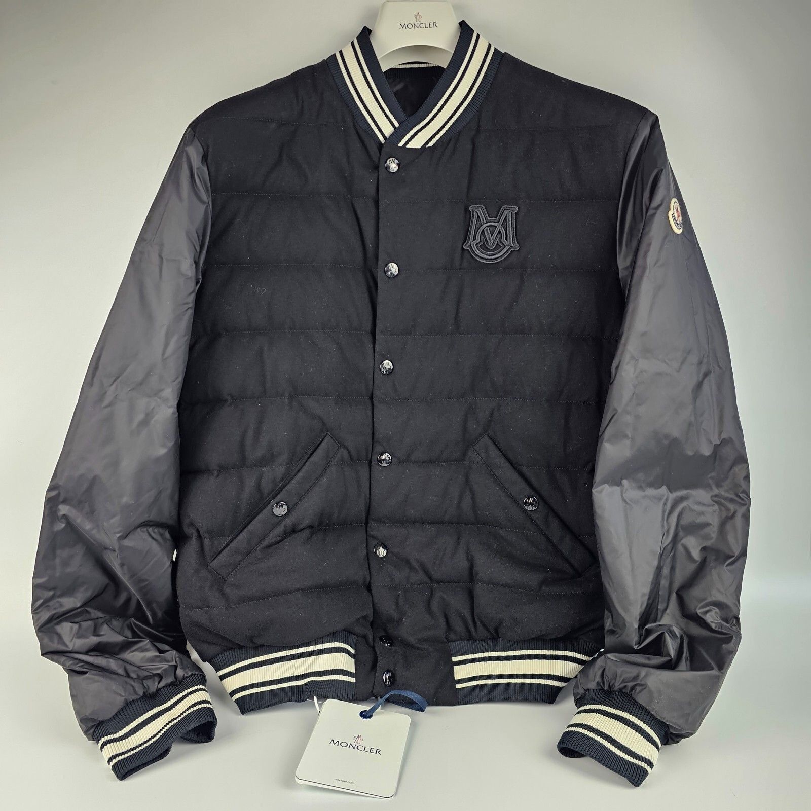 Moncler MONCLER Bouchet $2270 Black Down Jacket New 2 Size US M / EU 48-50 / 2 - 8 Thumbnail