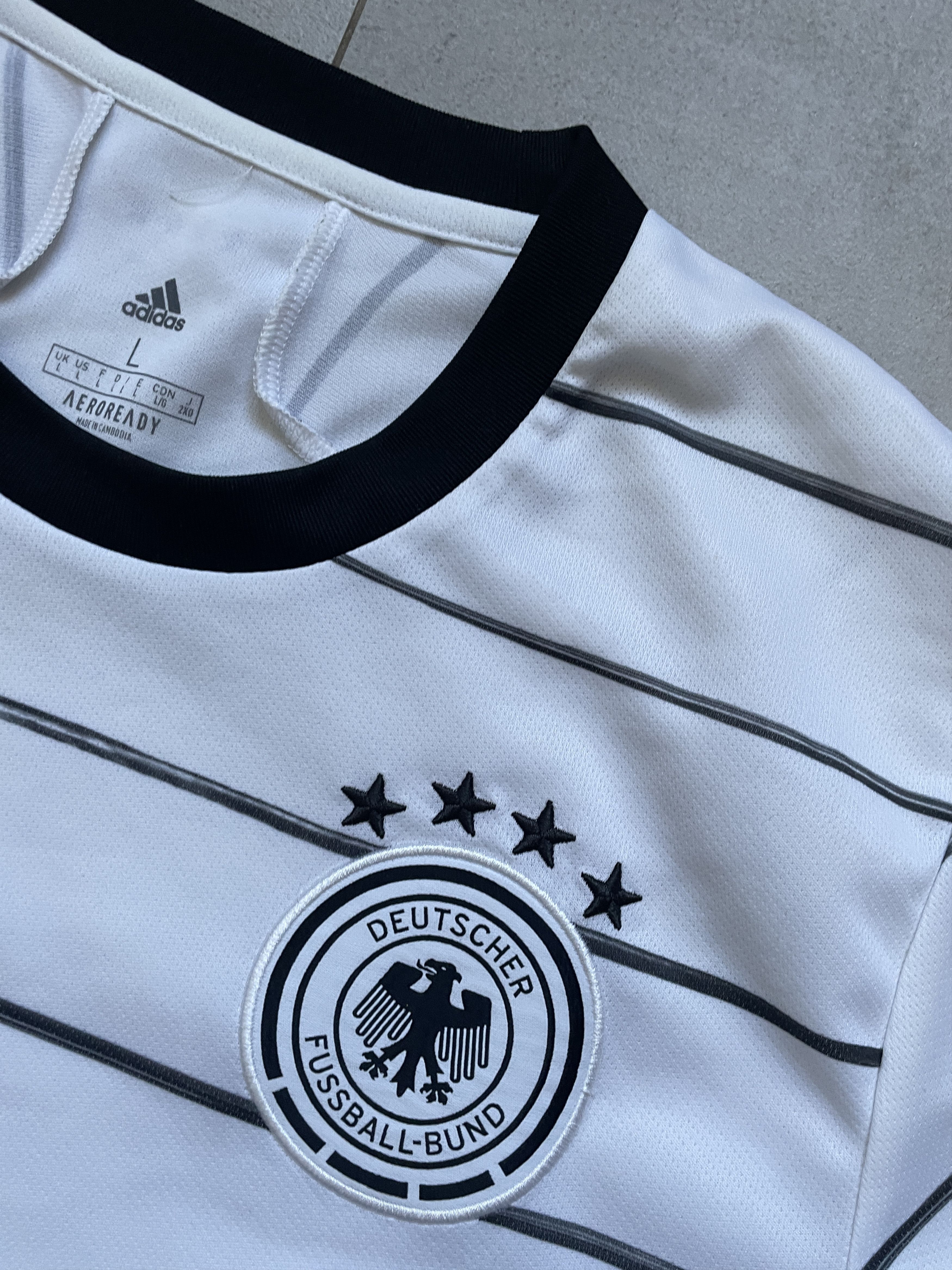 Adidas ADIDAS BLOKECORE GERMANY 2020 SOCCER JERSEY Size US L / EU 52-54 / 3 - 3 Thumbnail