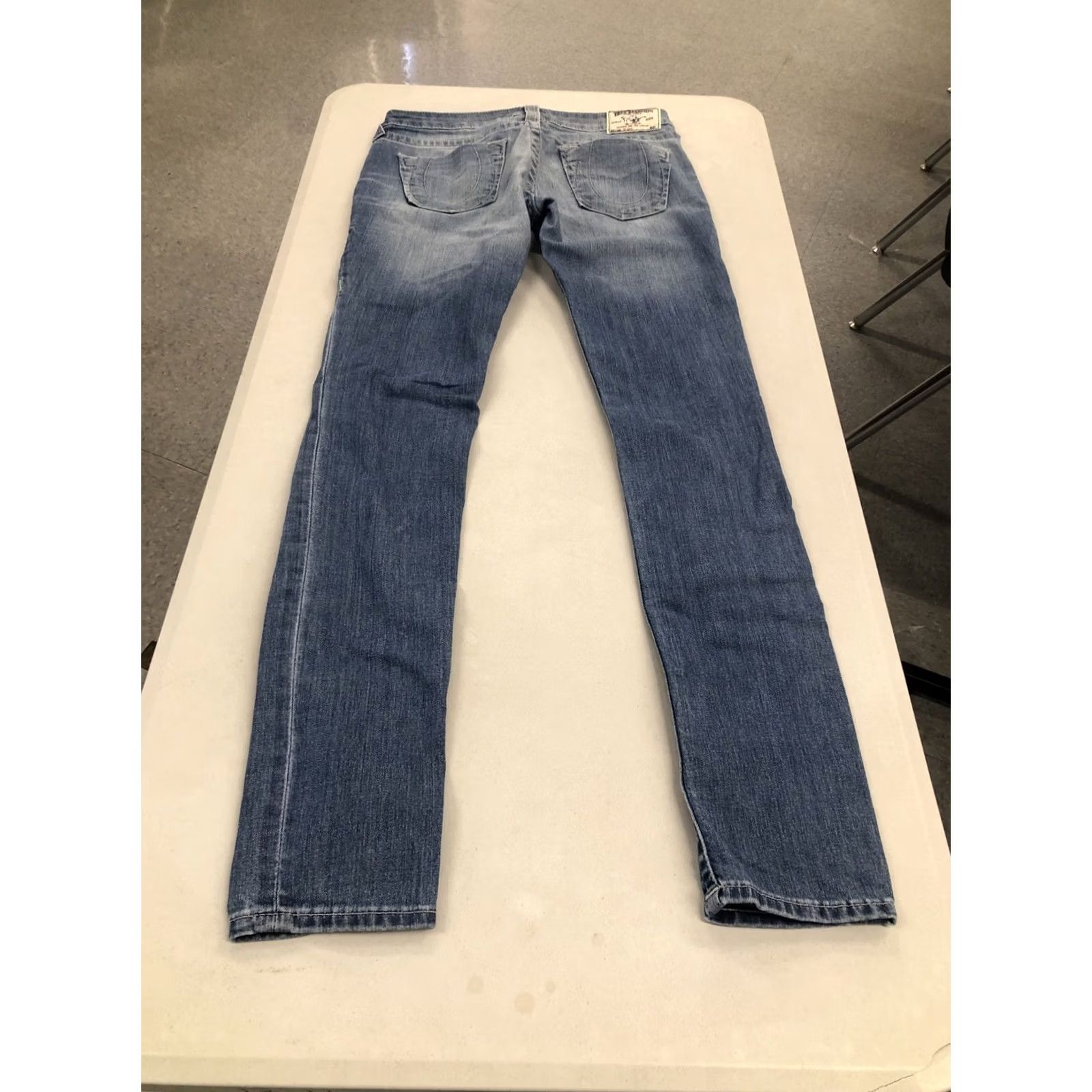 True Religion VINTAGE? No — True Religion Jeans Slim Skinny Denim Blue 30x33 Women’s 7.5" Rise 5" Leg Opening Cotton Blend Stretch Zip Button Zipper 5-Pocket Size 27" / US 4 / IT 40 - 4 Thumbnail