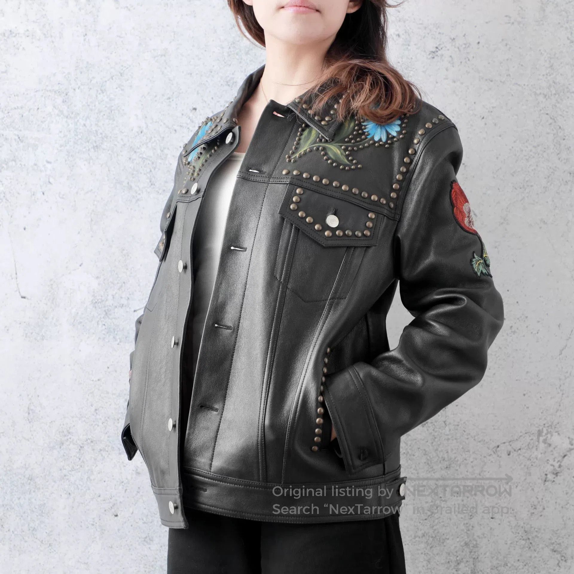 Gucci Gucci Black Sheepskin Button Leather Jacket. Size US M / EU 48-50 / 2 - 1 Thumbnail