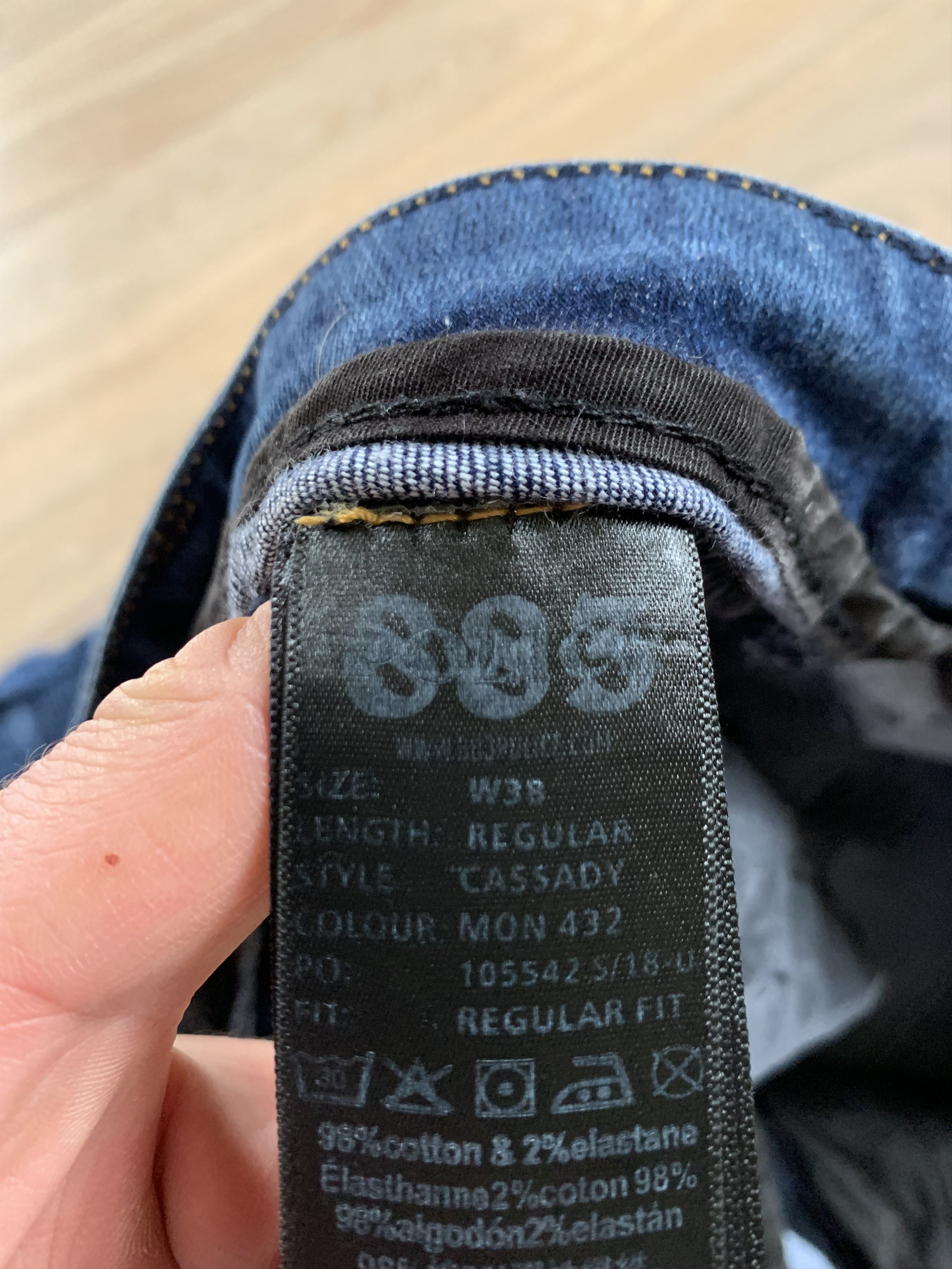 Other Police Cassady Distressed Blue Denim Jeans Size US 38 / EU 54 - 12 Thumbnail