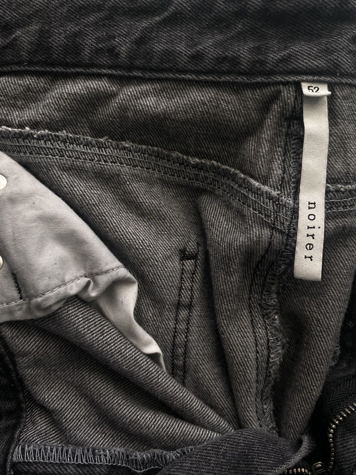 Other Noire Black Cat Wide Denim Size US 34 / EU 50 - 6 Thumbnail