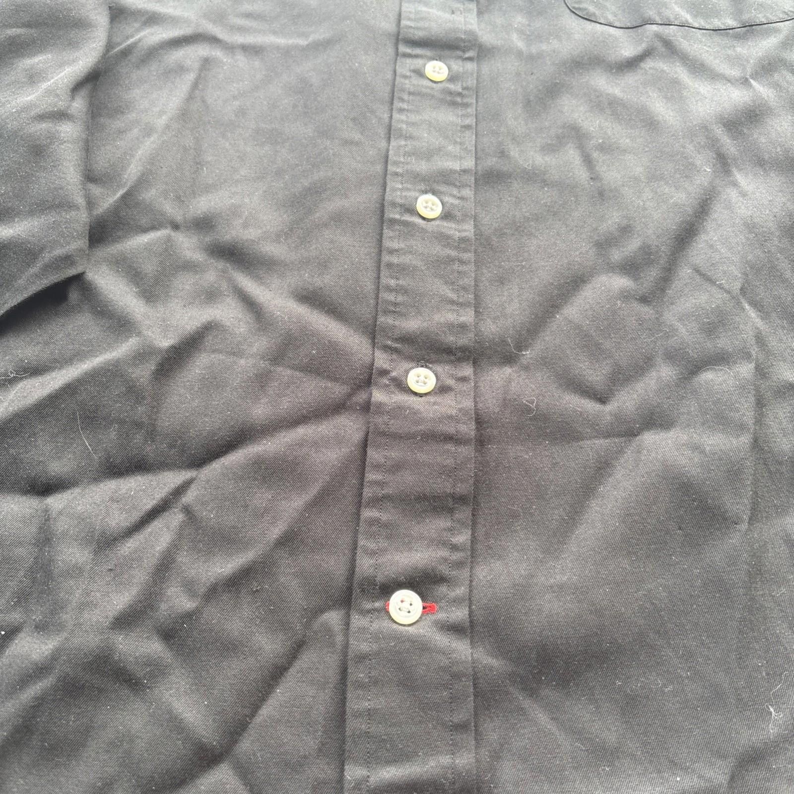 Daniel Cremieux Daniel Cremieux 50% Silk Black Button Down Shirt Men's VTG Size US L / EU 52-54 / 3 - 7 Thumbnail