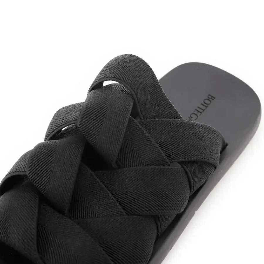 Bottega Veneta o1loc1c0724 651402 Plat Slide in Black Size US 6 / EU 39 - 4 Thumbnail