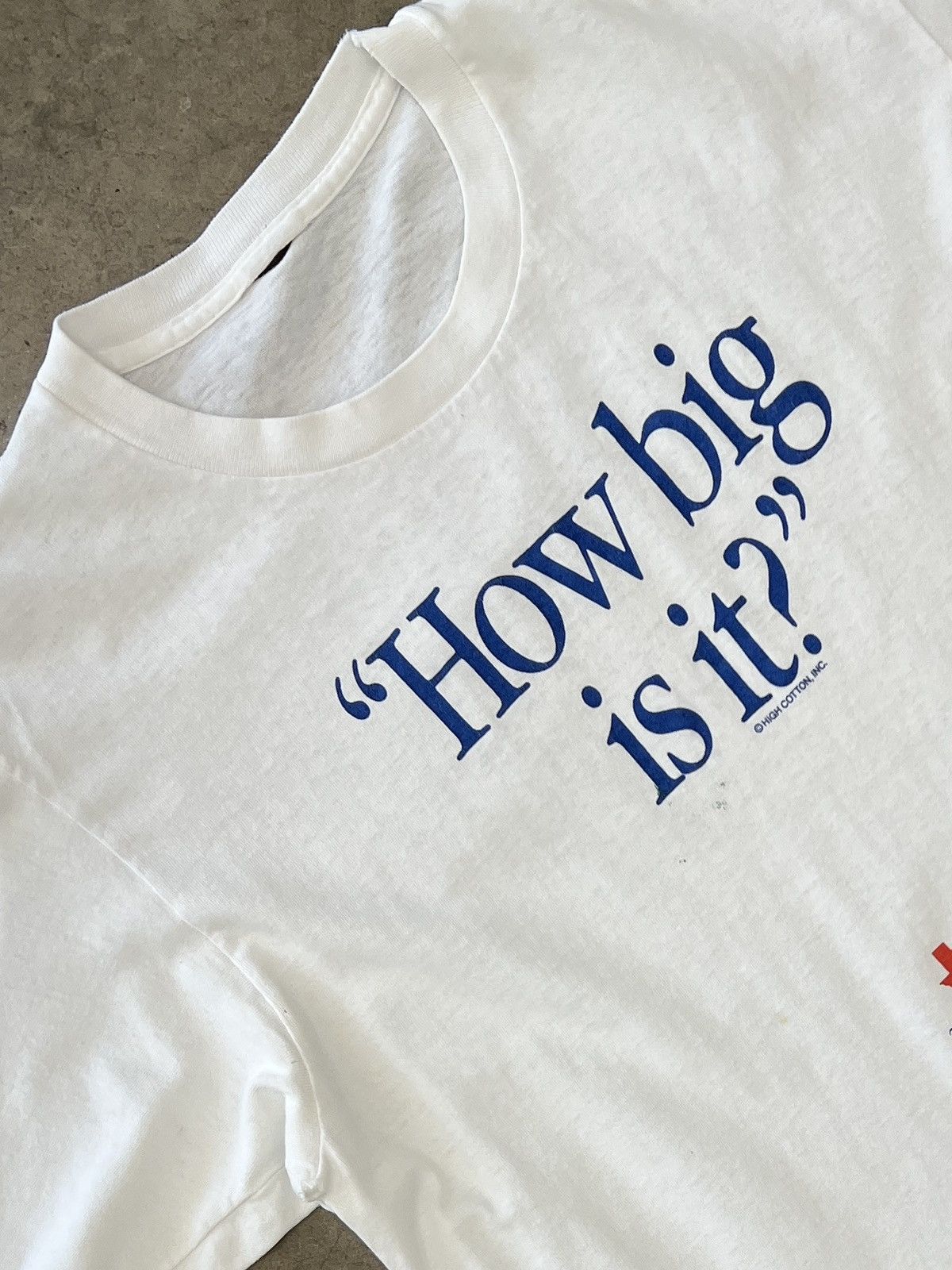 Vintage Vintage How Big Is It Texas Size Single Stitch Tee Large Size US L / EU 52-54 / 3 - 1 Thumbnail