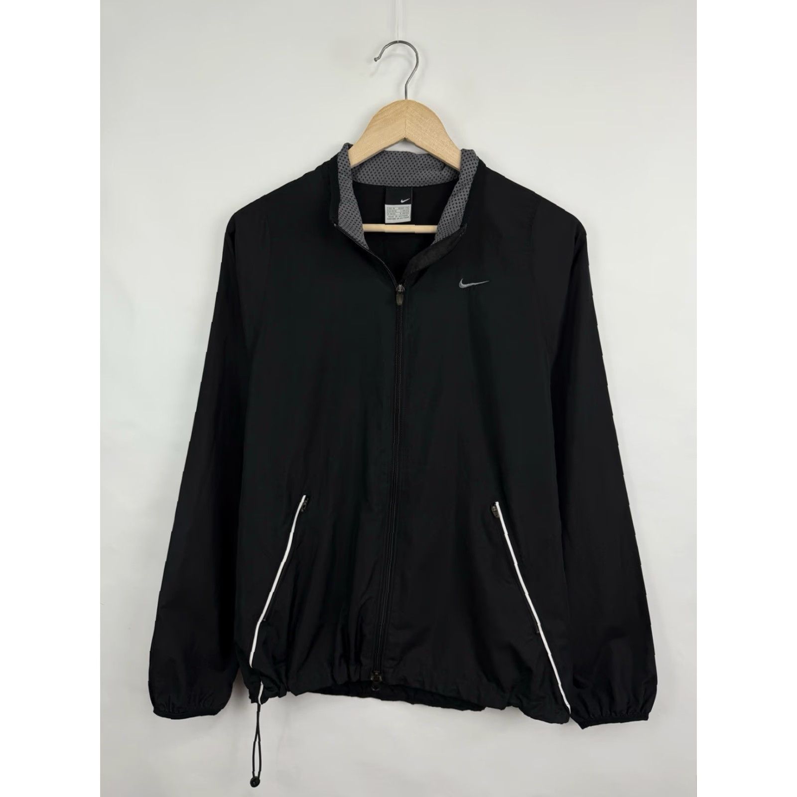 Nike VINTAGE Nike Clima Fit Jacket Mens M Black 90s Y2K Rare Size US M / EU 48-50 / 2 - 4 Thumbnail