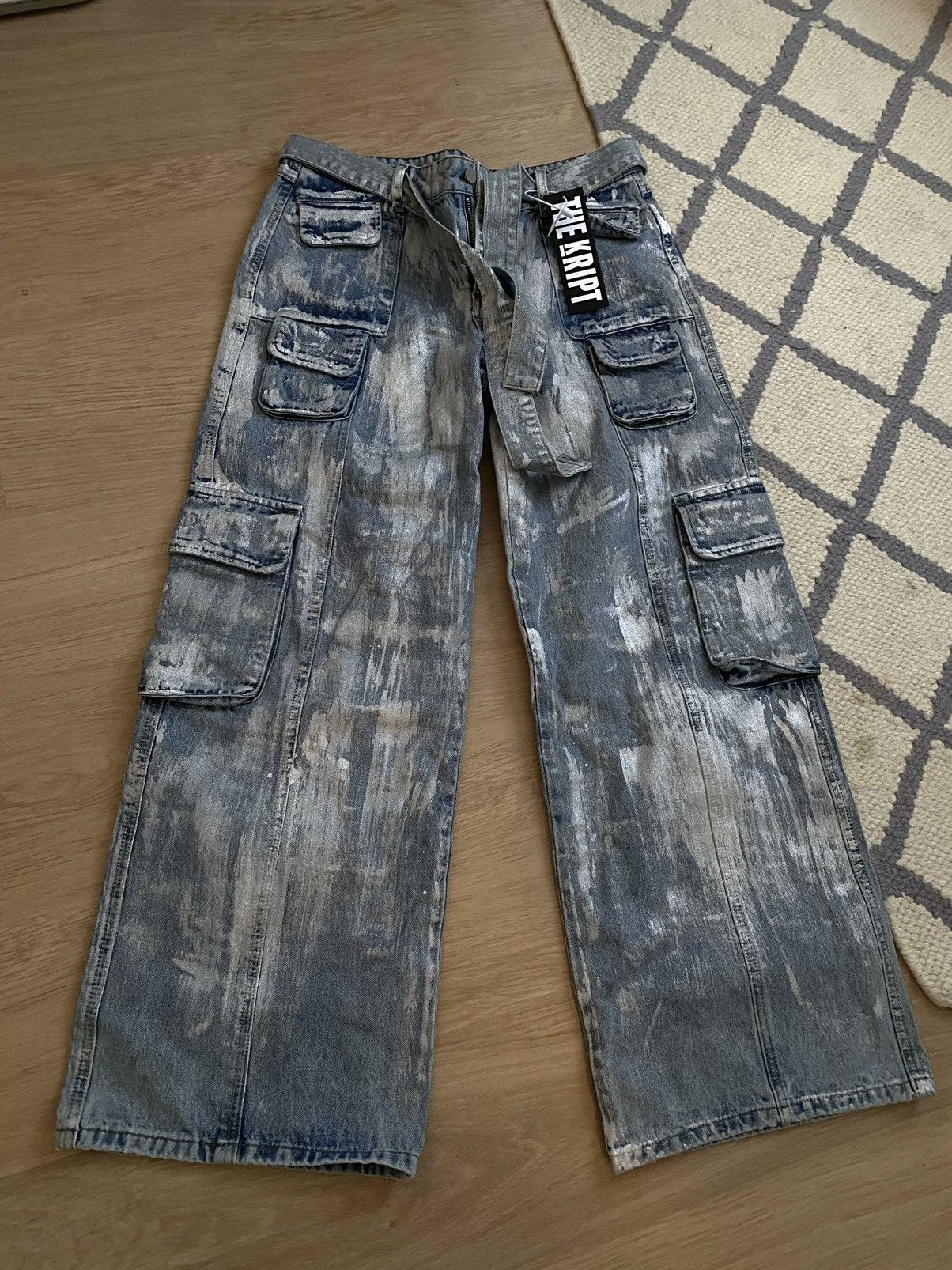 THE KRIPT cargo jeans Size 27" / US 4 / IT 40 - 1 Thumbnail