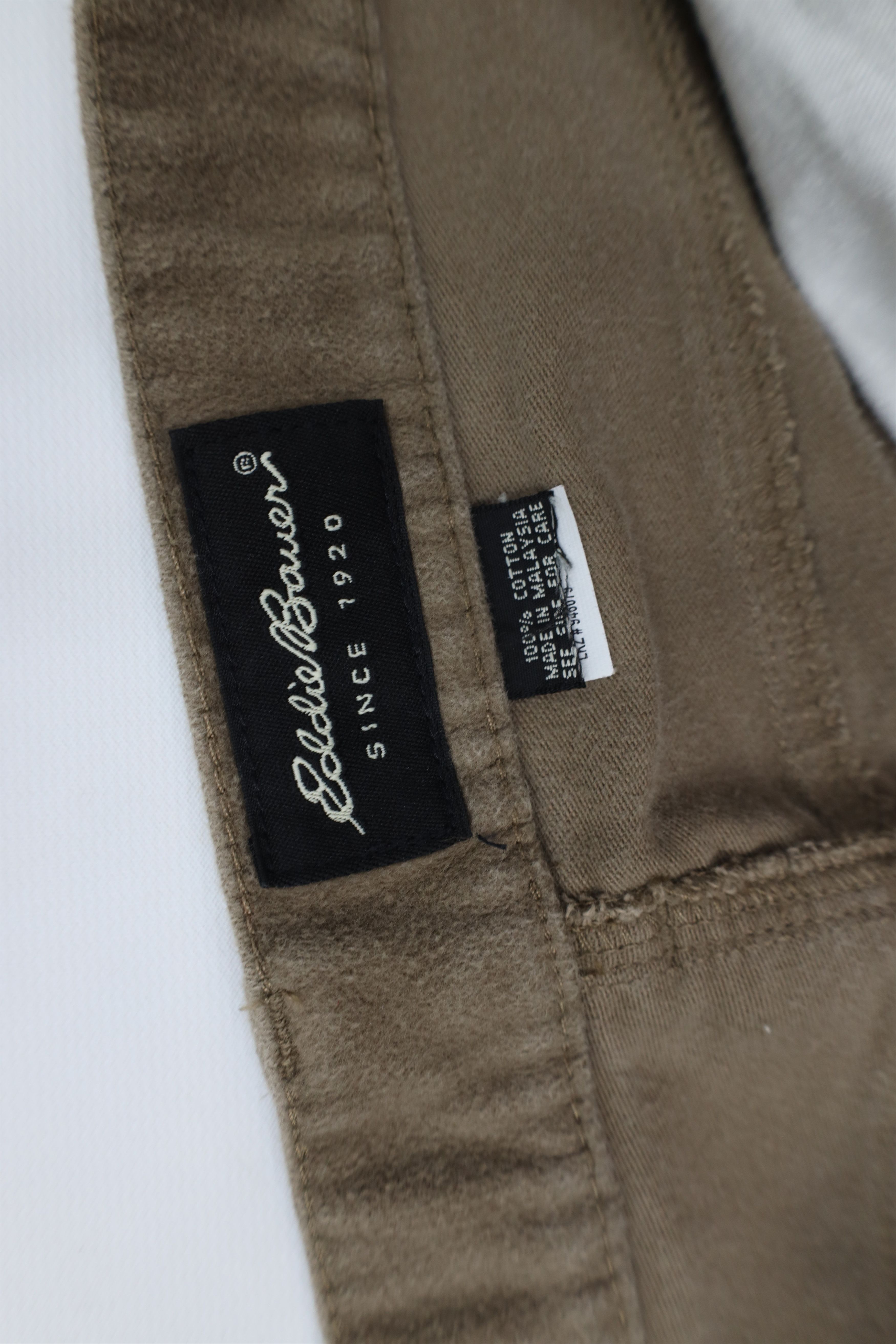 Eddie Bauer Vintage 90s Eddie Bauer Chamois Cloth Moleskin Chino Pants Size US 32 / EU 48 - 8 Thumbnail