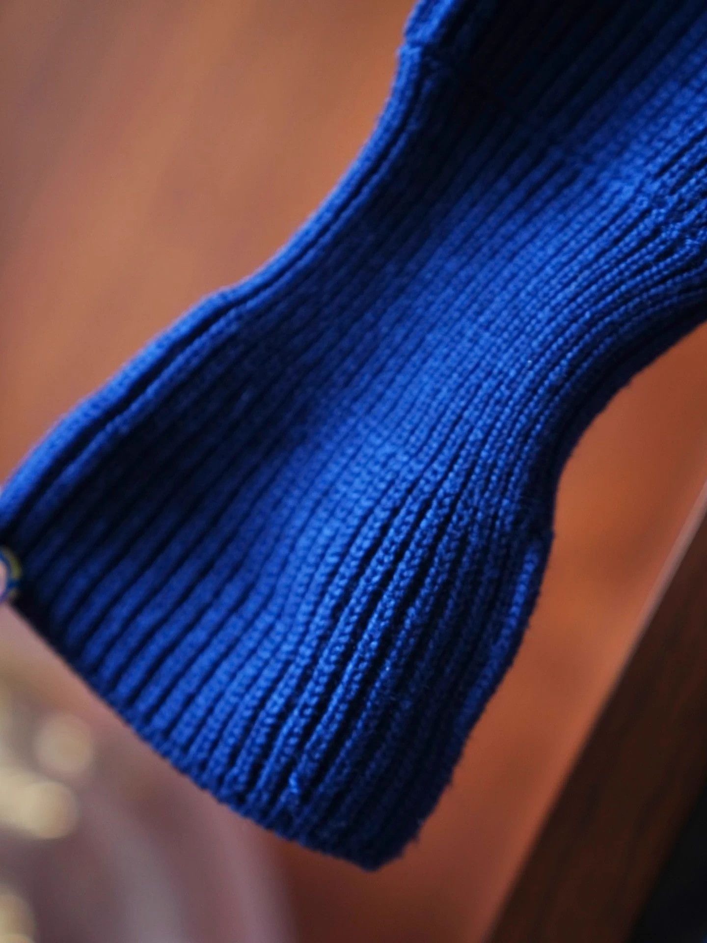 Chanel Chanel 1989 Vintage Royal Blue Wool Crewneck Sweater FR38 French Made Size S / US 4 / IT 40 - 8 Thumbnail