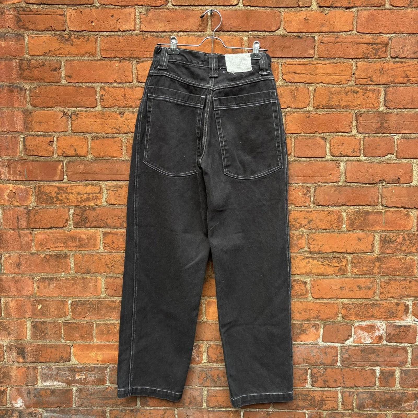 Other vintage black off stitch pourquoi jeans 90s 26 Size US 26 / EU 42 - 6 Thumbnail
