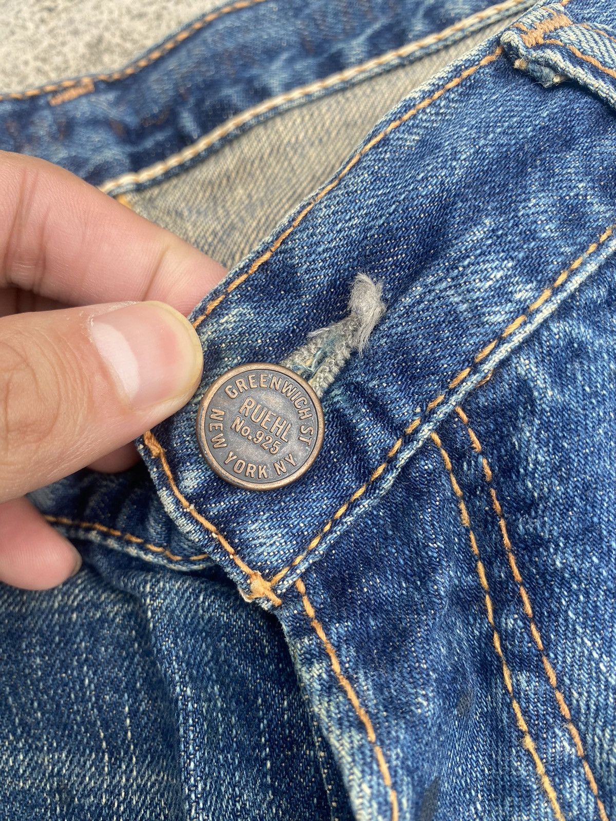 If Six Was Nine × Japanese Brand × Ruehl No. 925 Flare Jeans Ruehl No 925 Distressd Clawmark Size US 34 / EU 50 - 11 Thumbnail