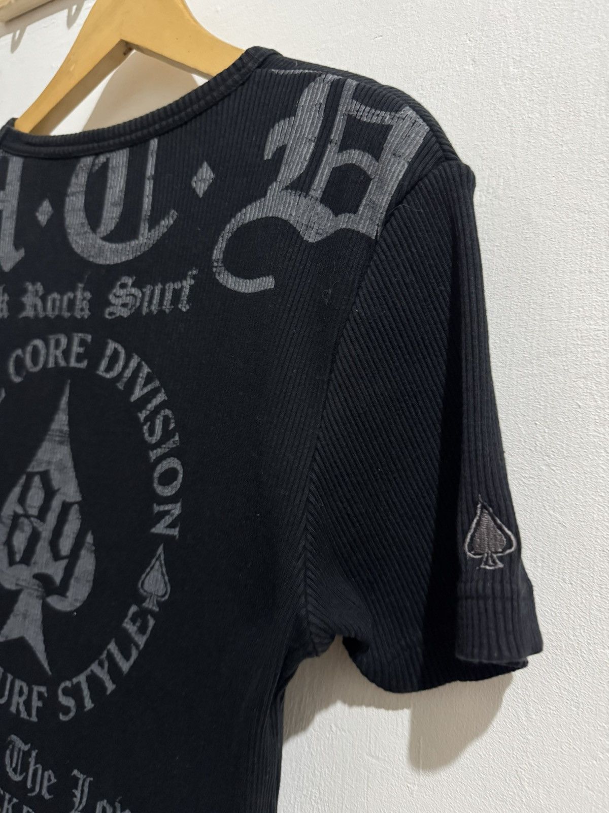Japanese Brand Y2k M.C.D IFSIXWASNINE POEM VNECK KNIT TSHIRT Size US M / EU 48-50 / 2 - 5 Thumbnail