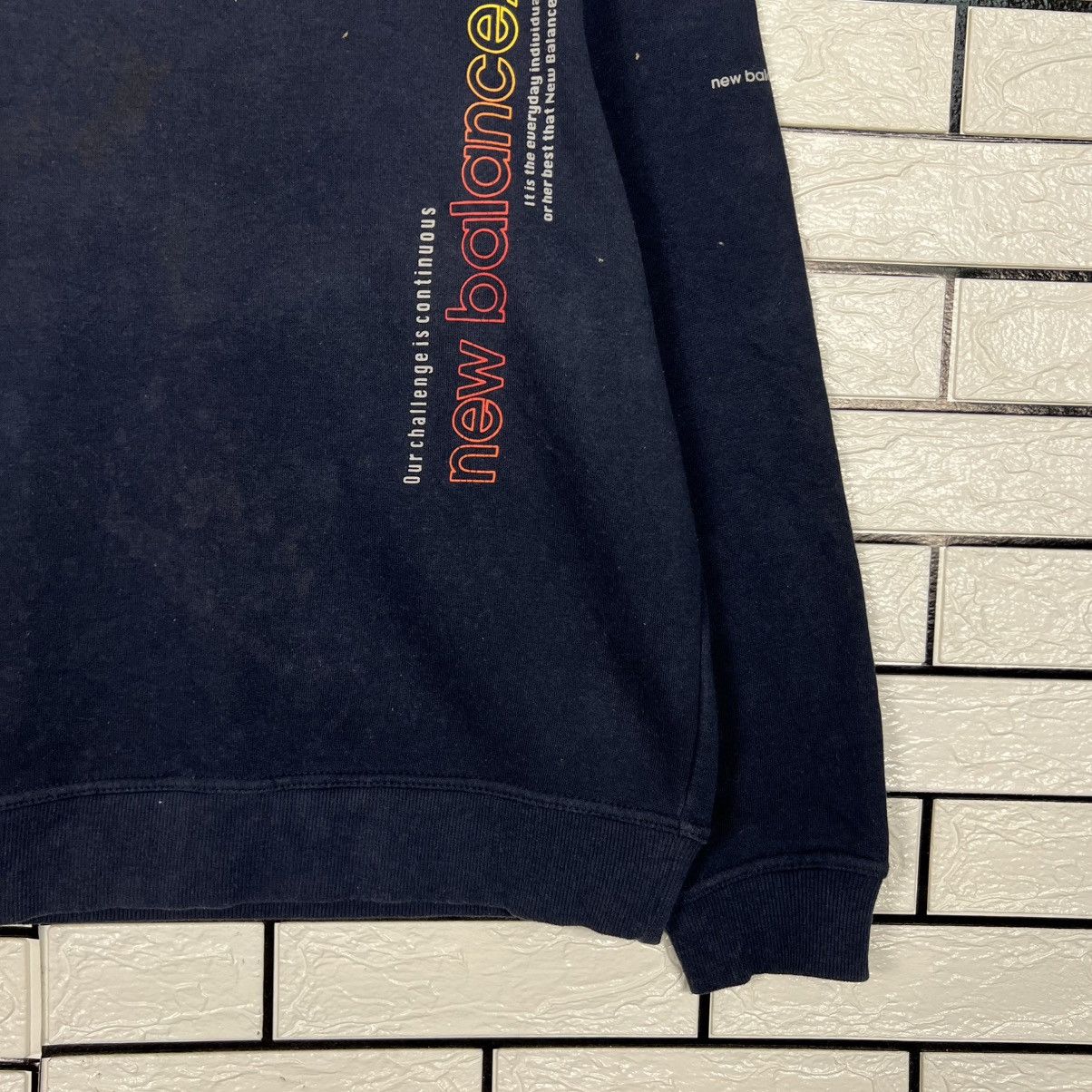 New Balance NEW BALANCE Big Logo Crewneck Sweatshirt #3968-C181 Size US L / EU 52-54 / 3 - 6 Thumbnail