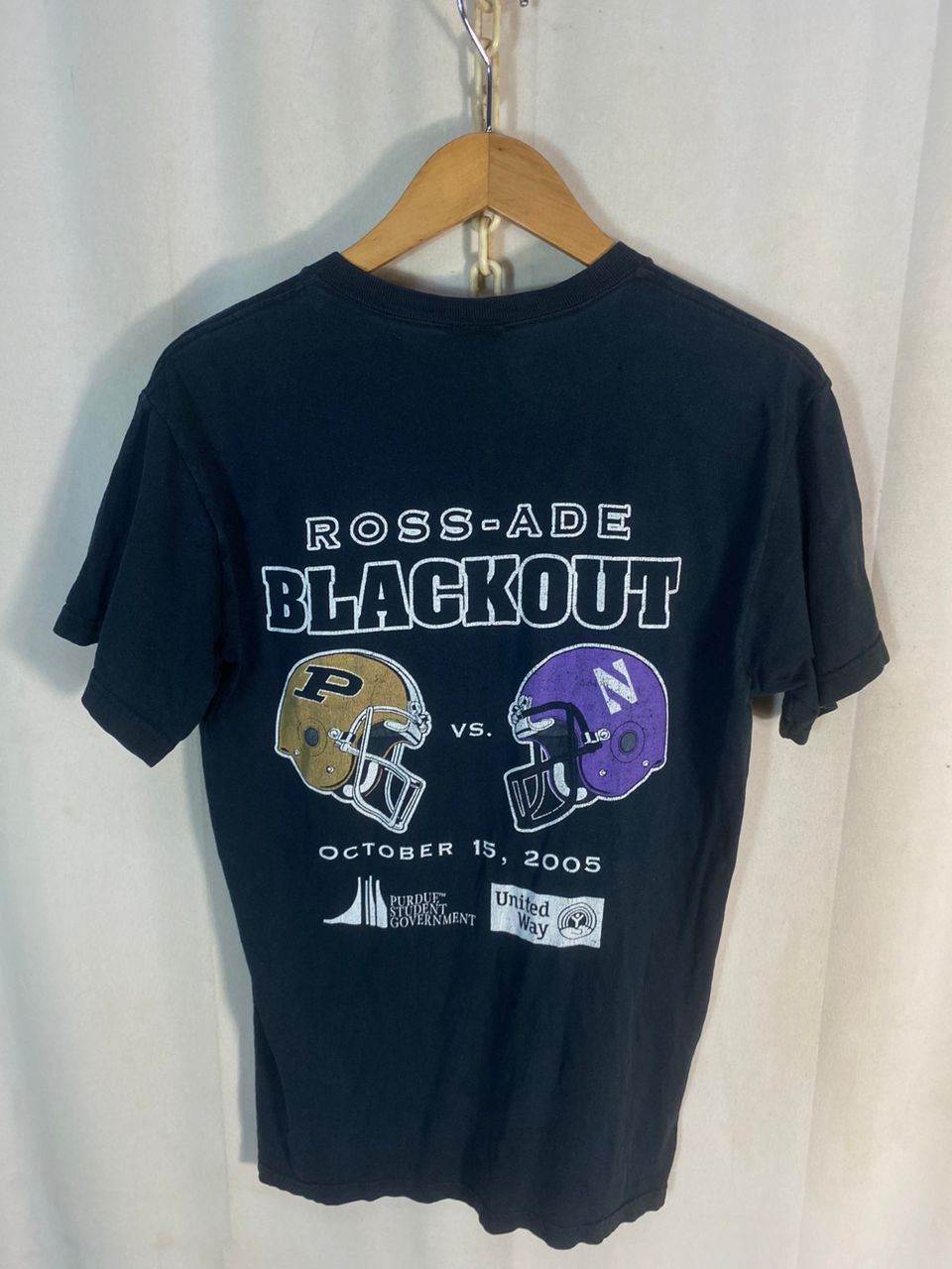 Fruit Of The Loom Vintage Ross-ade blackout tshirt by FOTL Size US M / EU 48-50 / 2 - 10 Thumbnail