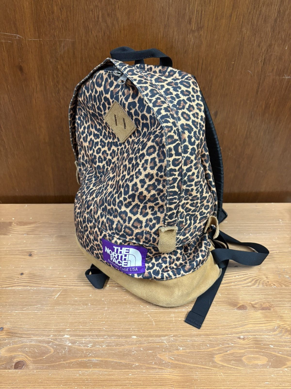 NF Purple Label Leopard Print Backpack