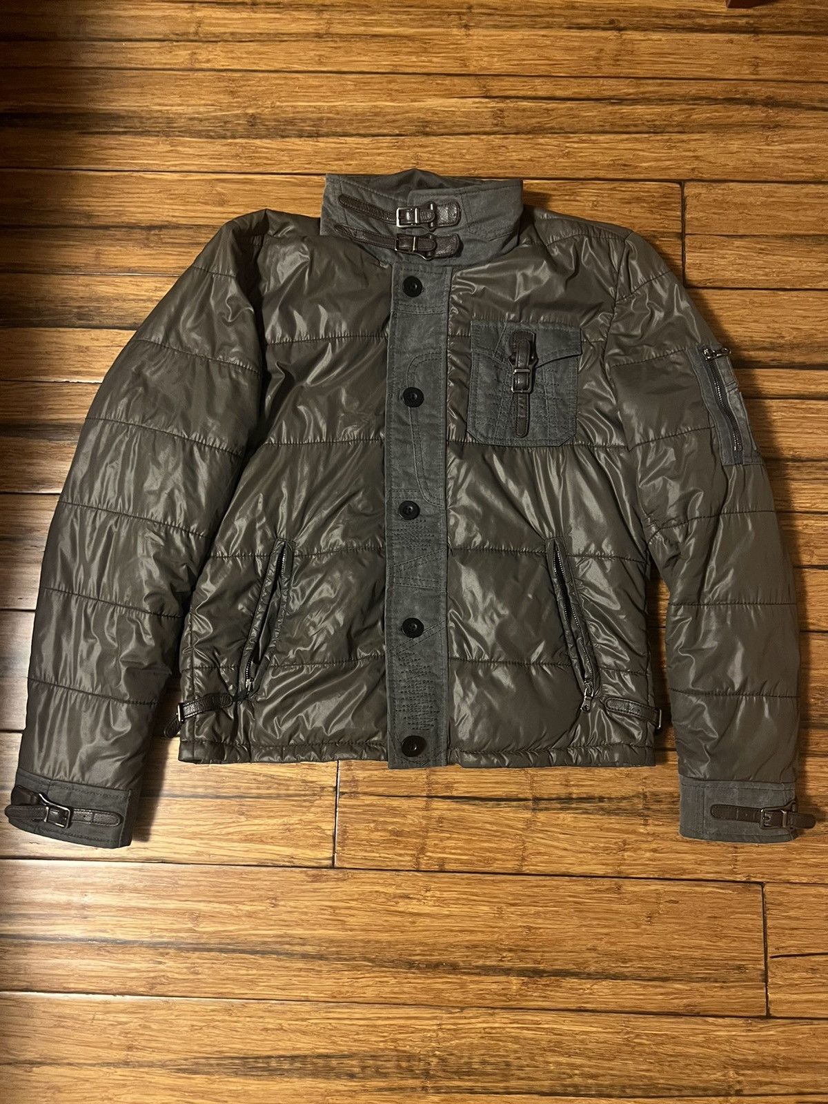 image of Dolce Gabbana Military Cargo Jacket in Green, Men's (Size Large)