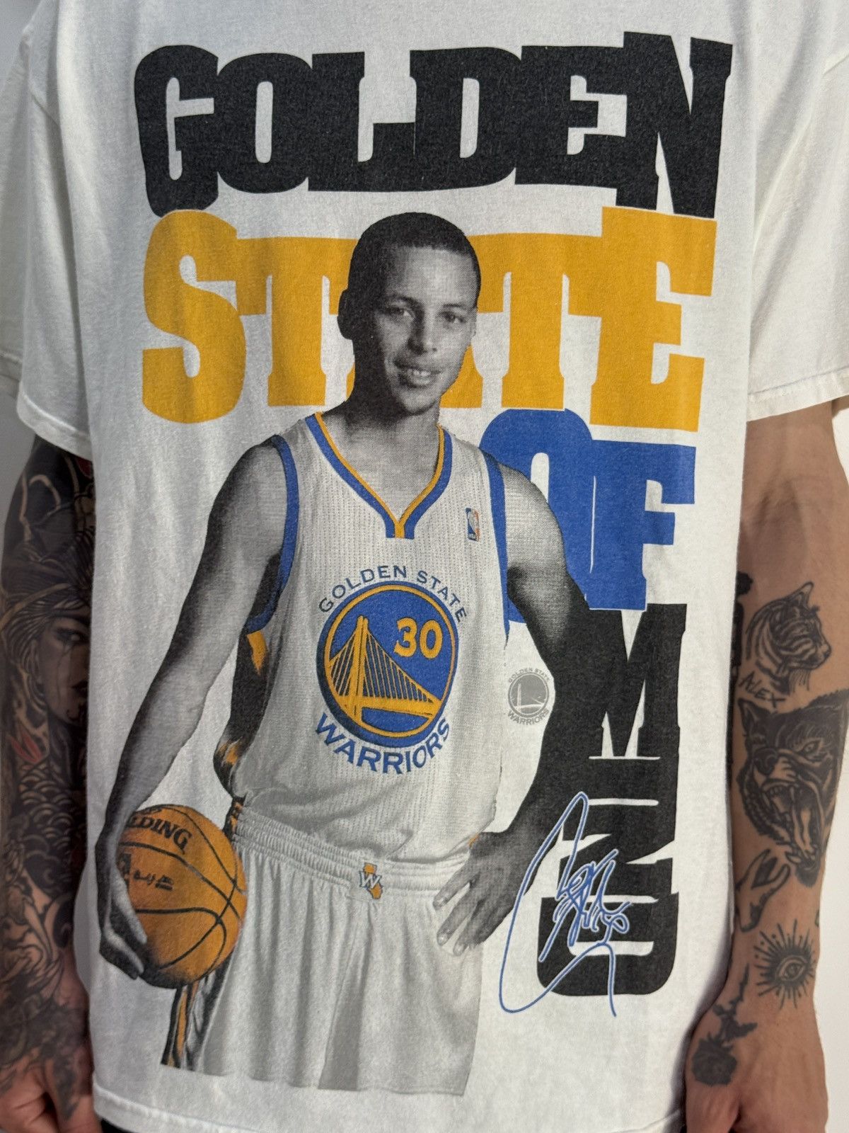 NBA NBA Stephen Curry Tshirt Size US XL / EU 56 / 4 - 2 Thumbnail