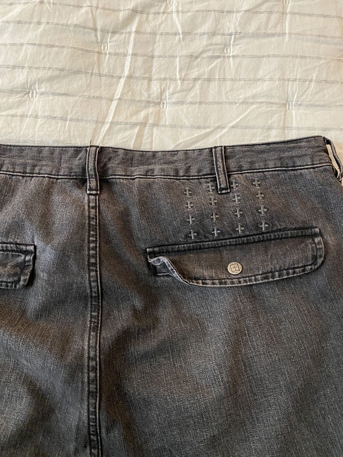 Ksubi Ksubi Riot Denim Cargo Pants Faded Black Sz38 Size US 38 / EU 54 - 23 Thumbnail