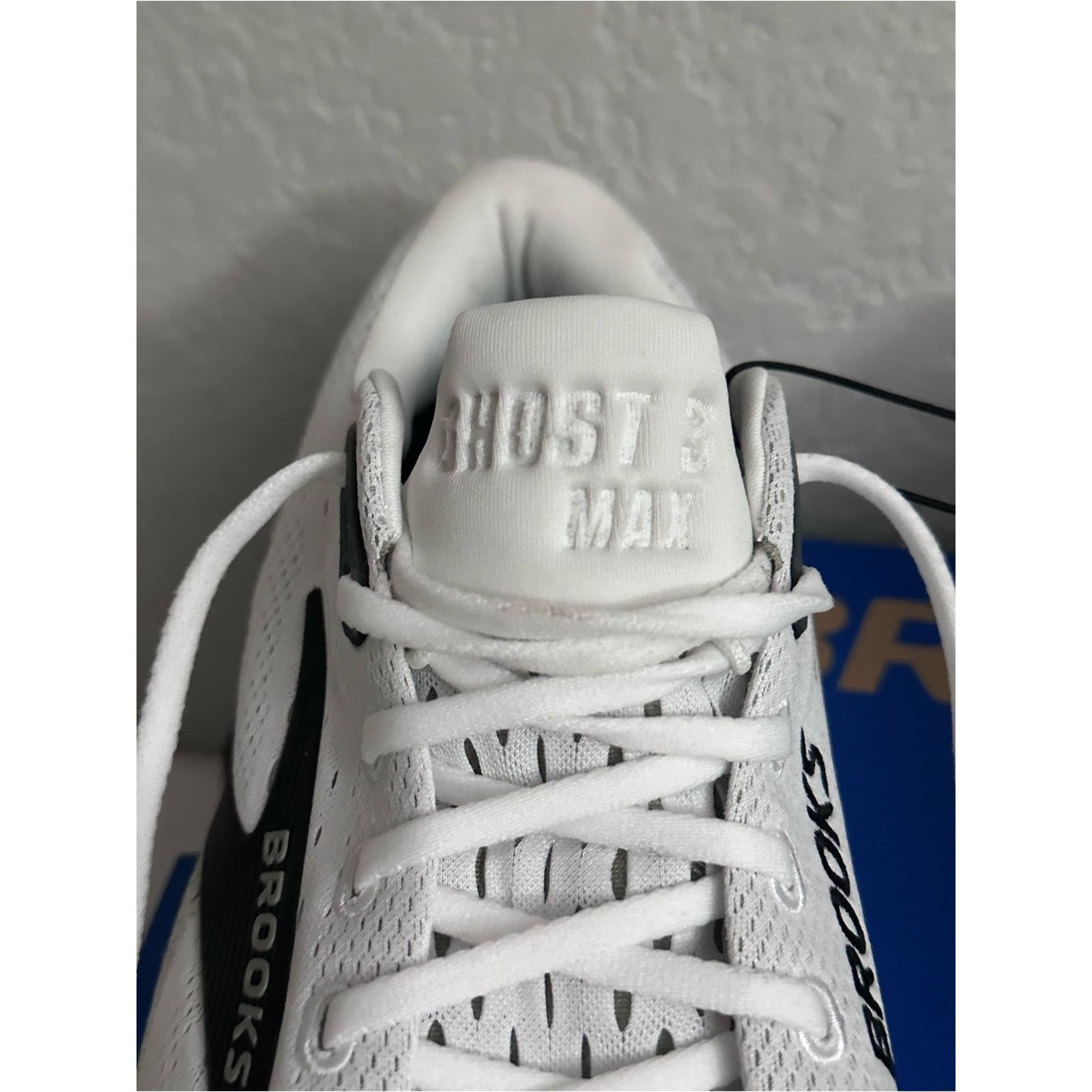 Brooks Brooks Men’s Ghost Max 3 Running Shoes Size 11 Bright White Size US 11 / EU 44 - 11 Thumbnail