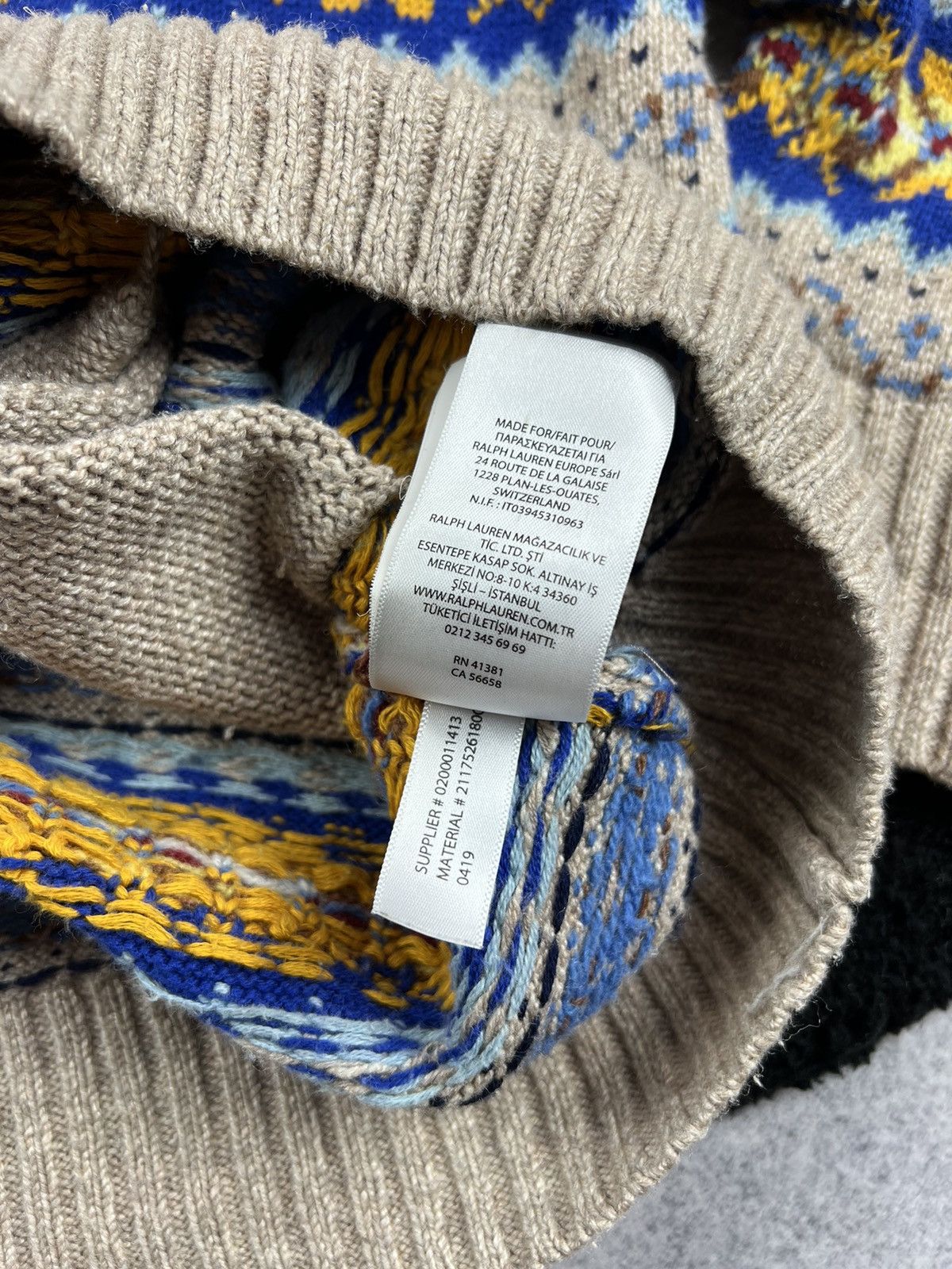 Ralph Lauren Polo Ralph Lauren Fair Isle Avant Gard Cardigan Sweater Size S / US 4 / IT 40 - 11 Thumbnail