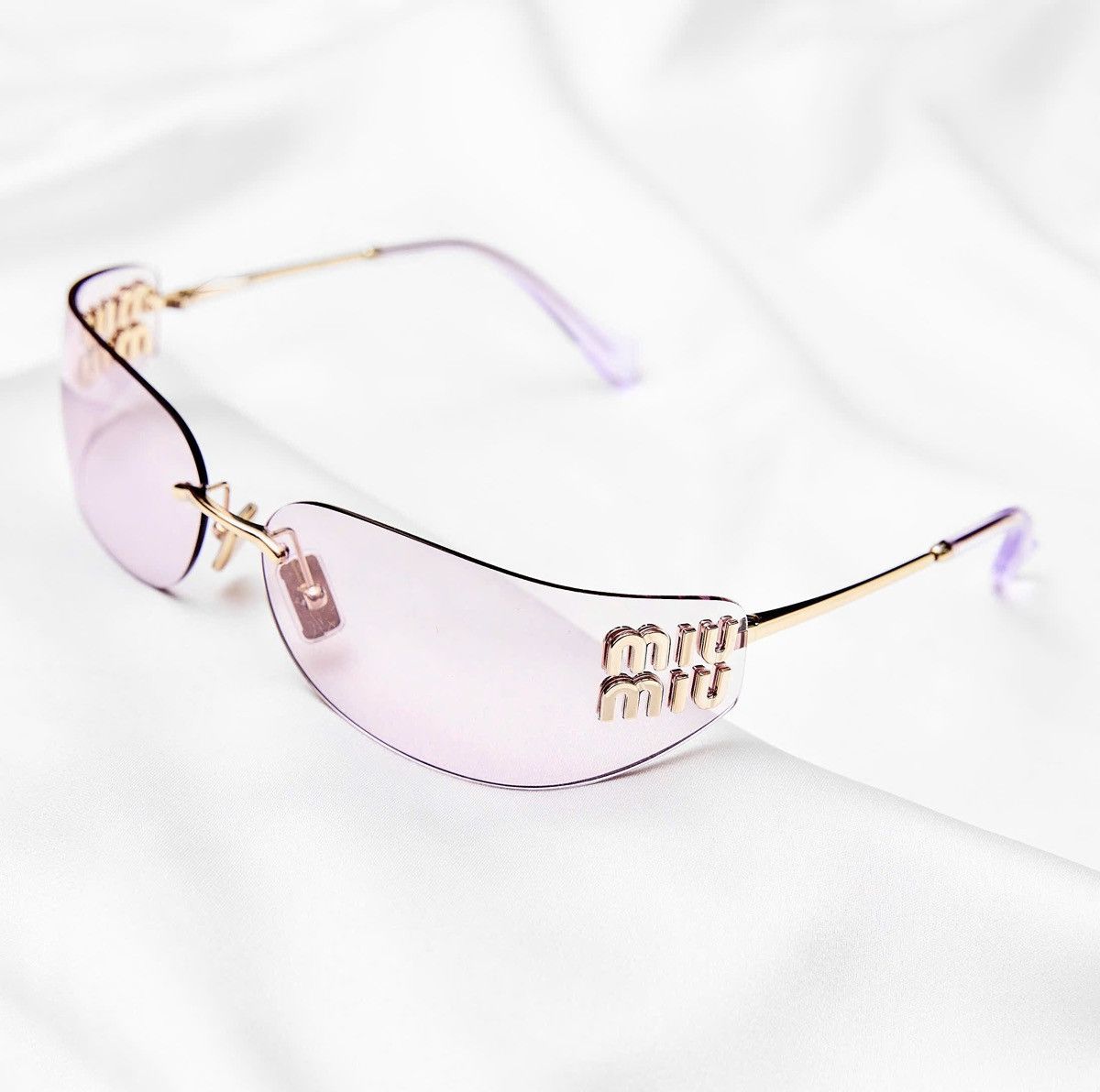 Miu Miu MIU MIU 0MU A51S ZVN90O SUNGLASSES Size ONE SIZE - 2 Thumbnail