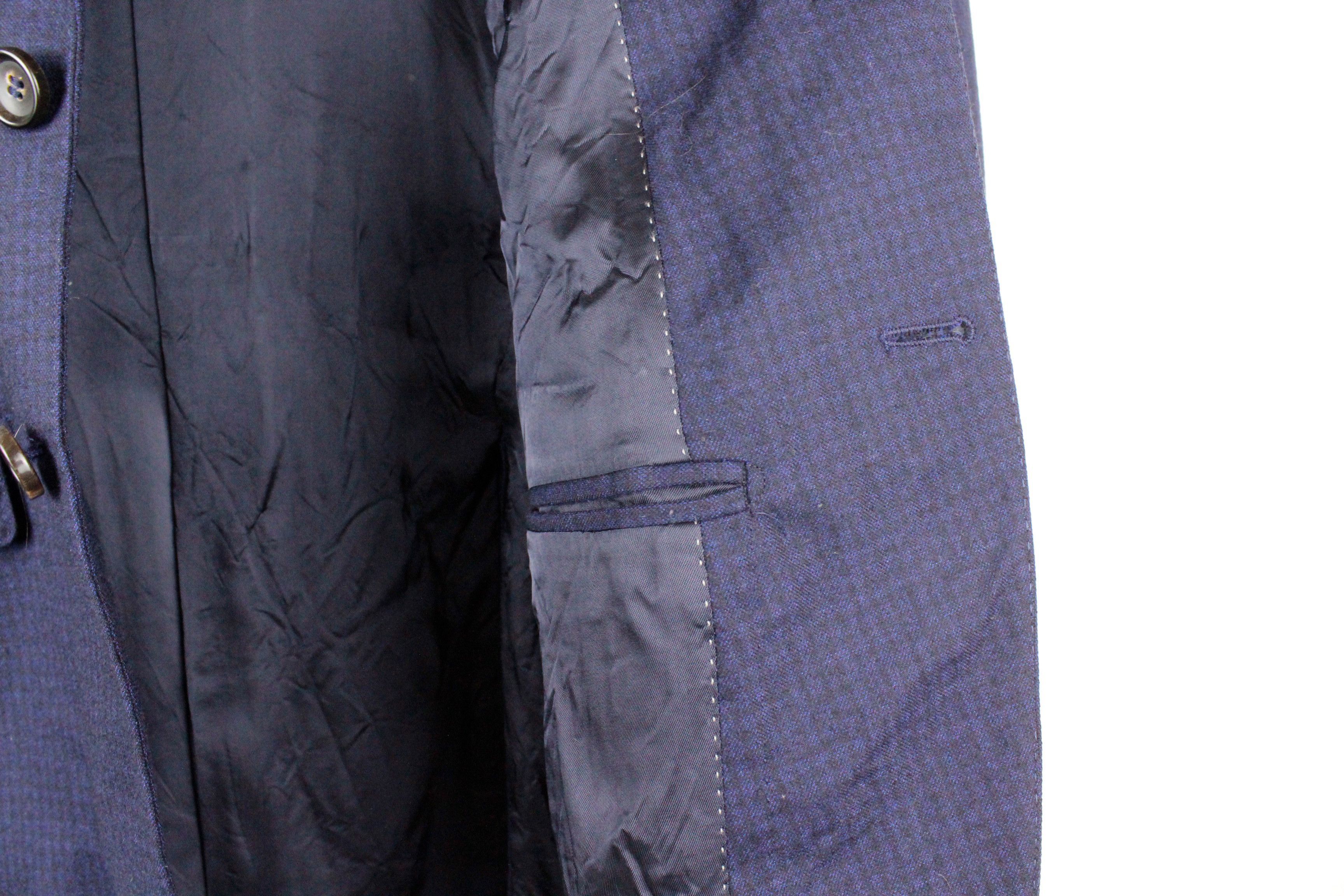 Tonello Tonello CLAUDIO TONELLO Navy Virgin Wool Formal Suit Size US S / EU 44-46 / 1 - 12 Thumbnail