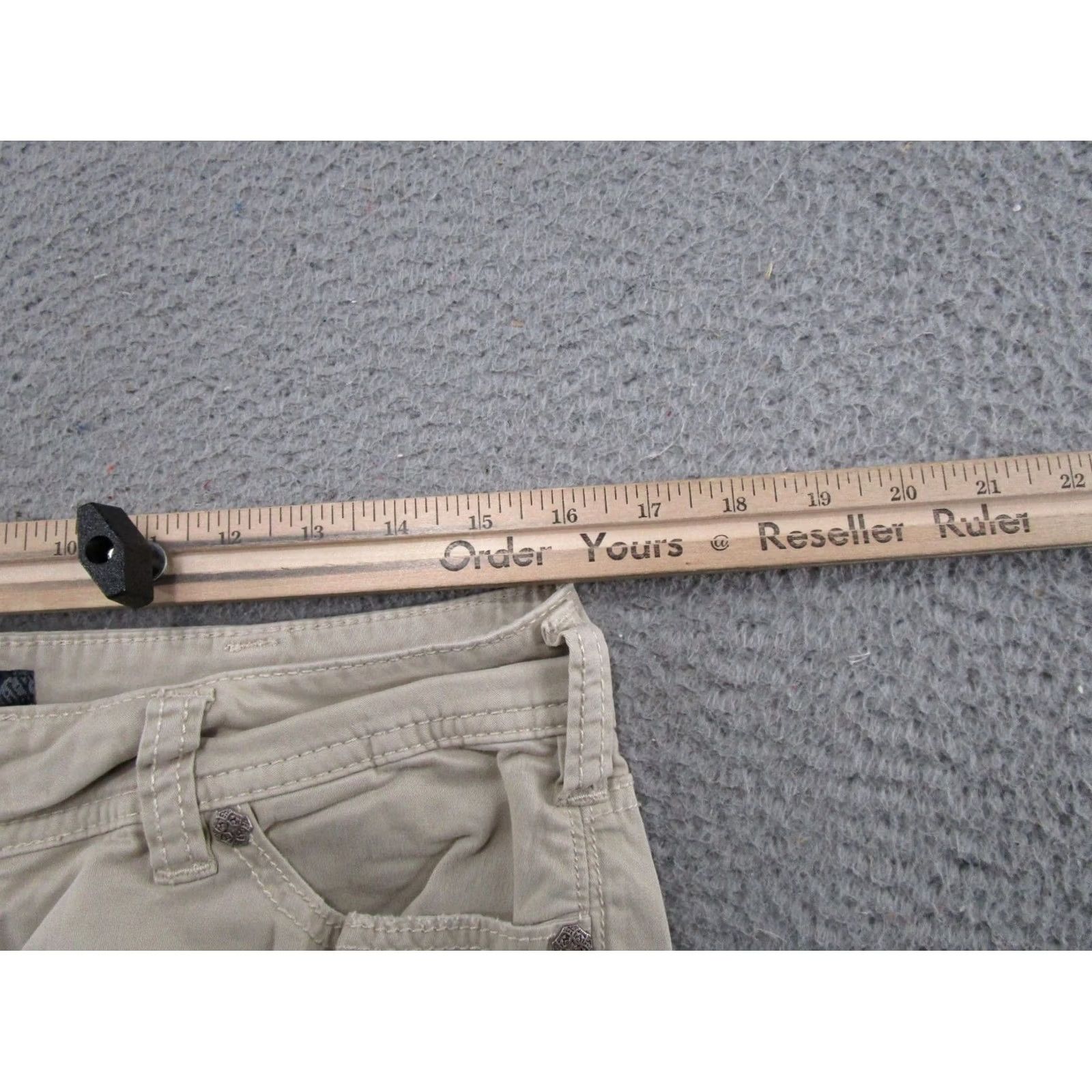 Silver Jeans Co. Silver Jeans Co Suki Capri Beige Stretch Denim Jeans Women's Size 31 Y2K Size 24" / US 00 / IT 34 - 7 Thumbnail