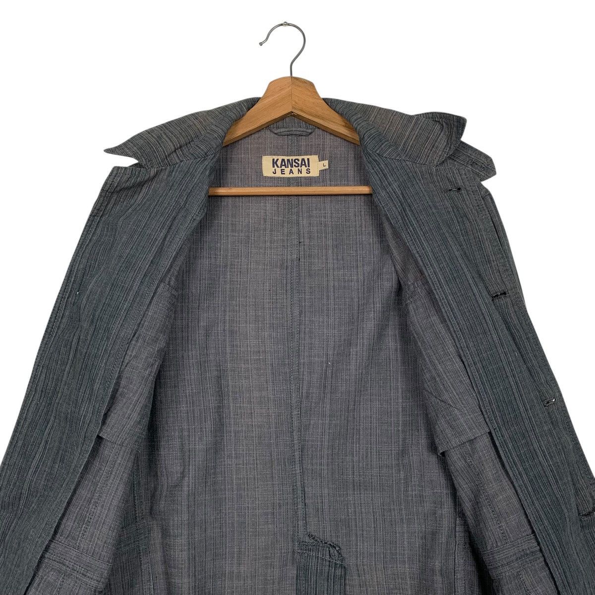 Kansai Yamamoto Kansai Jeans Hickory Casual Jacket Size US M / EU 48-50 / 2 - 12 Thumbnail
