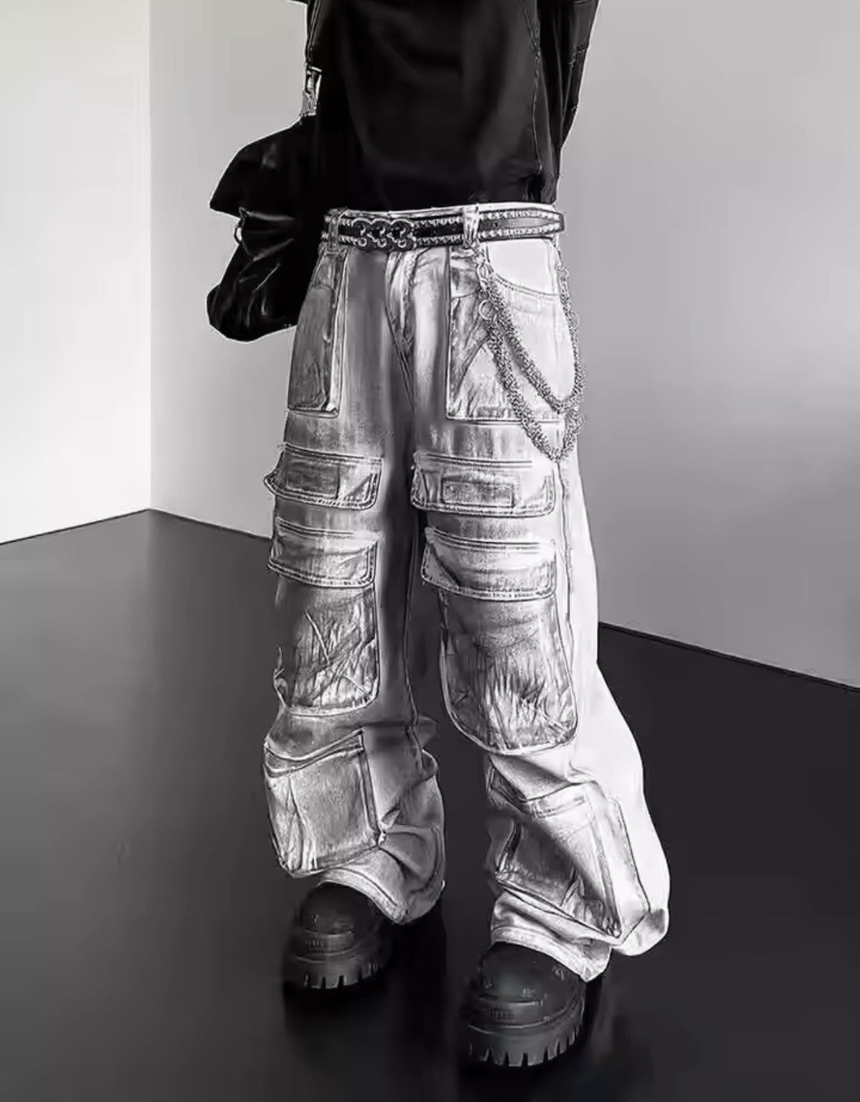 Japanese Brand × Vintage Multiple Pockets Washed Men Jeans Size US 34 / EU 50 - 1 Thumbnail