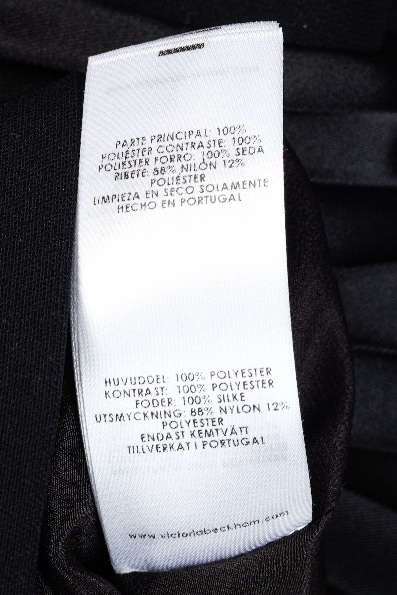 Victoria Beckham Victoria Victoria Beckham PS/19 Black Pleated Mini Dress Size L / US 10 / IT 46 - 18 Thumbnail