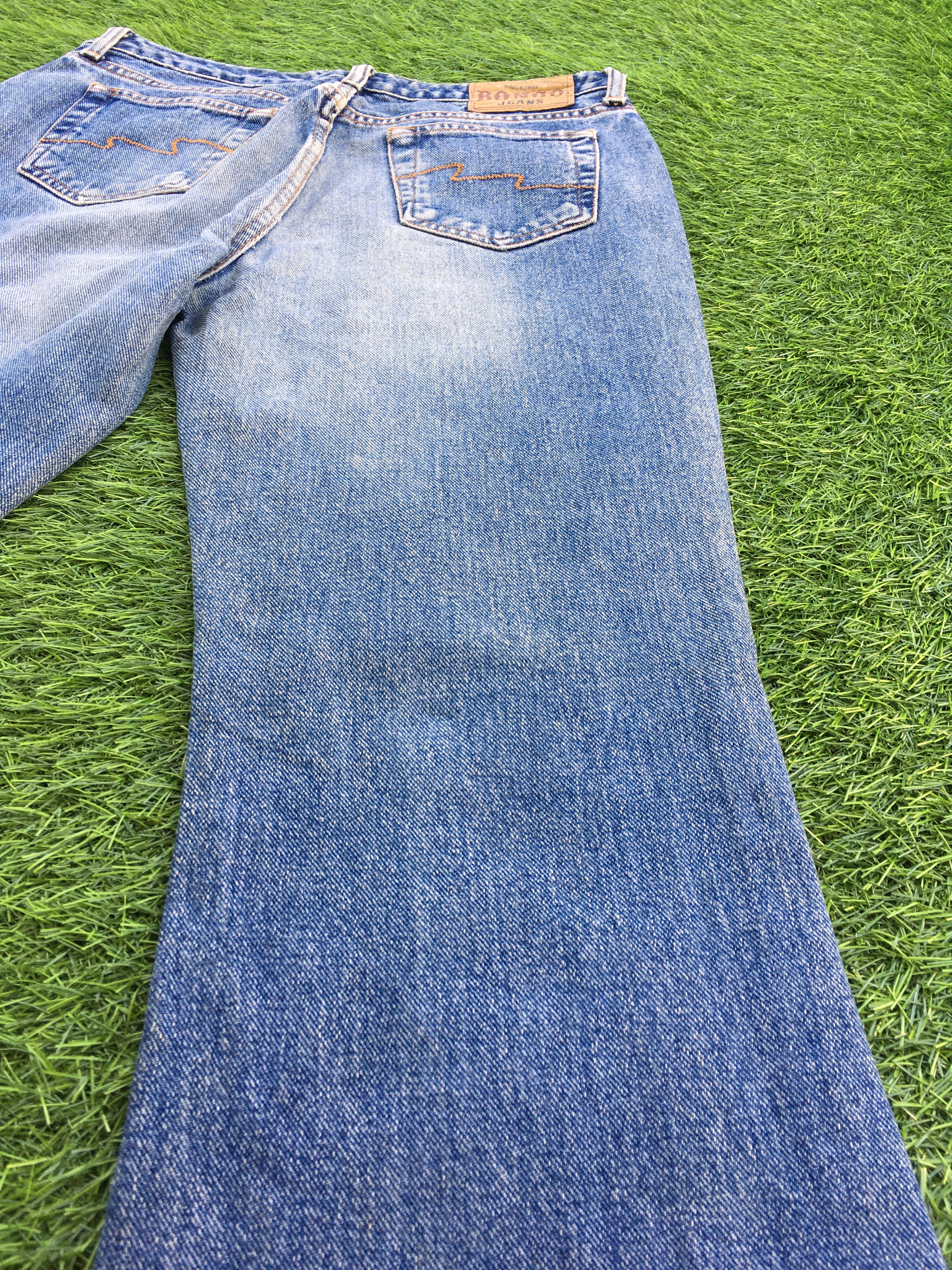 Designer × Jean × Vintage Bongo Low Waisted Flared Jeans D-1000 Size 26" / US 2 / IT 38 - 7 Thumbnail