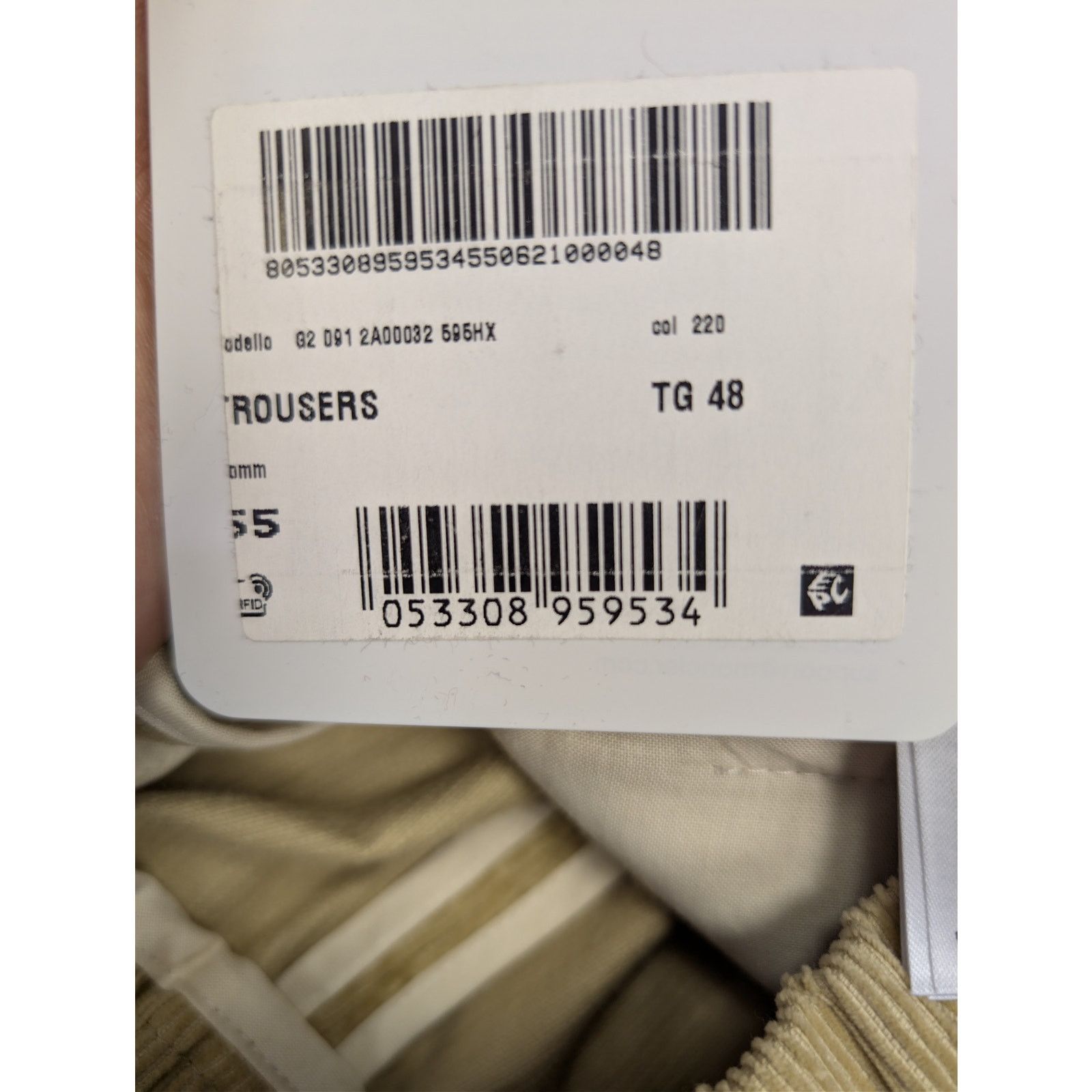 Moncler o1rshd1 Trousers Sweatpants in Beige Size US 32 / EU 48 - 22 Thumbnail