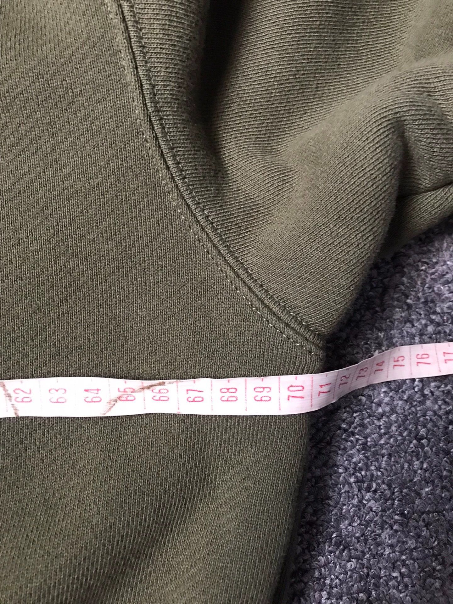 Palm Angels PA Brown Green Colorblocked Cotton Heavy Hoodie XL Size US XL / EU 56 / 4 - 8 Thumbnail