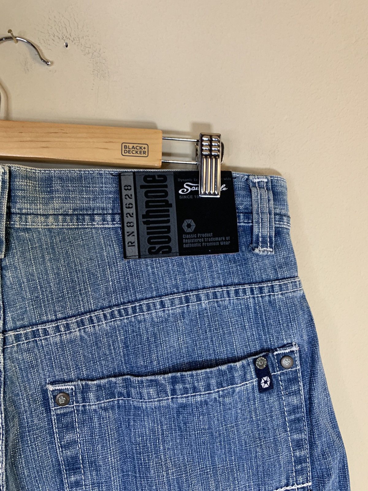 Designer × Southpole × Vintage *RARE* Vintage Southpole Faded Grain Denim Shorts - 32 Size US 32 / EU 48 - 9 Thumbnail