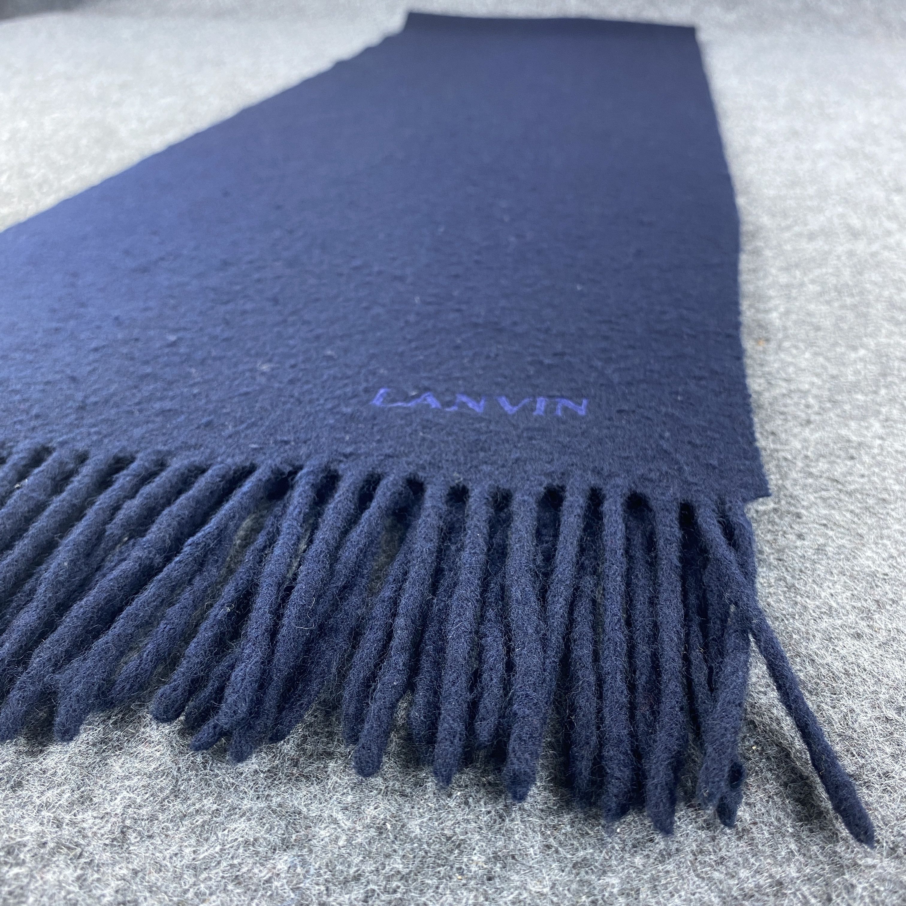 Lanvin × Vintage Lanvin Scarf # Muffler # Neckwear # D455 Size ONE SIZE - 6 Thumbnail