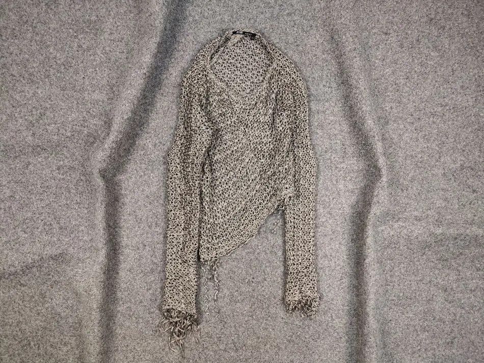 Japanese Brand Rostfrei Anett Rostel Avant Garde Mesh Asymmetric Sweater Size M / US 6-8 / IT 42-44 - 1 Thumbnail