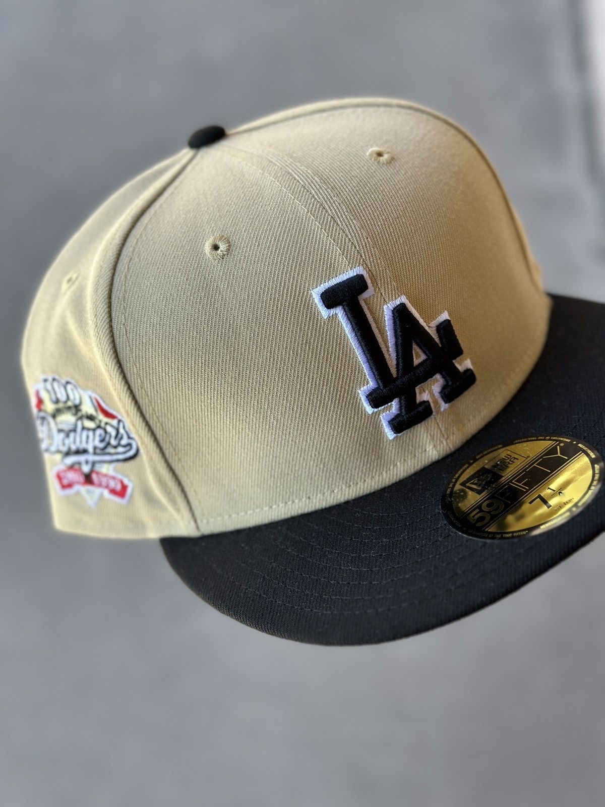 Casquette New Era Ajustée Los Angeles Dodgers Script 40 Ans - 7 1/4 - NEUF