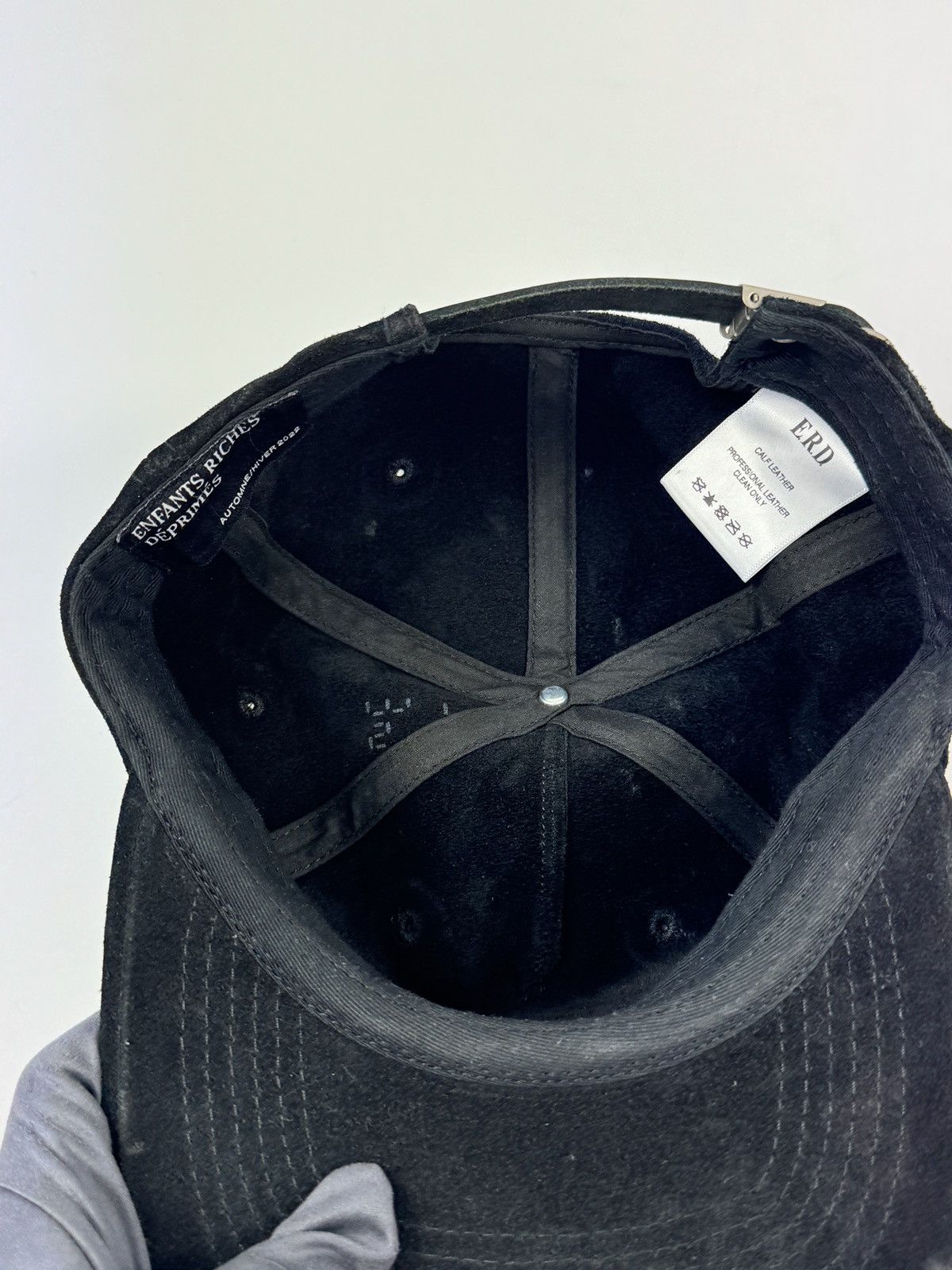Enfants Riches Deprimes ERD RECORDS SUEDE CAP Size ONE SIZE - 5 Thumbnail