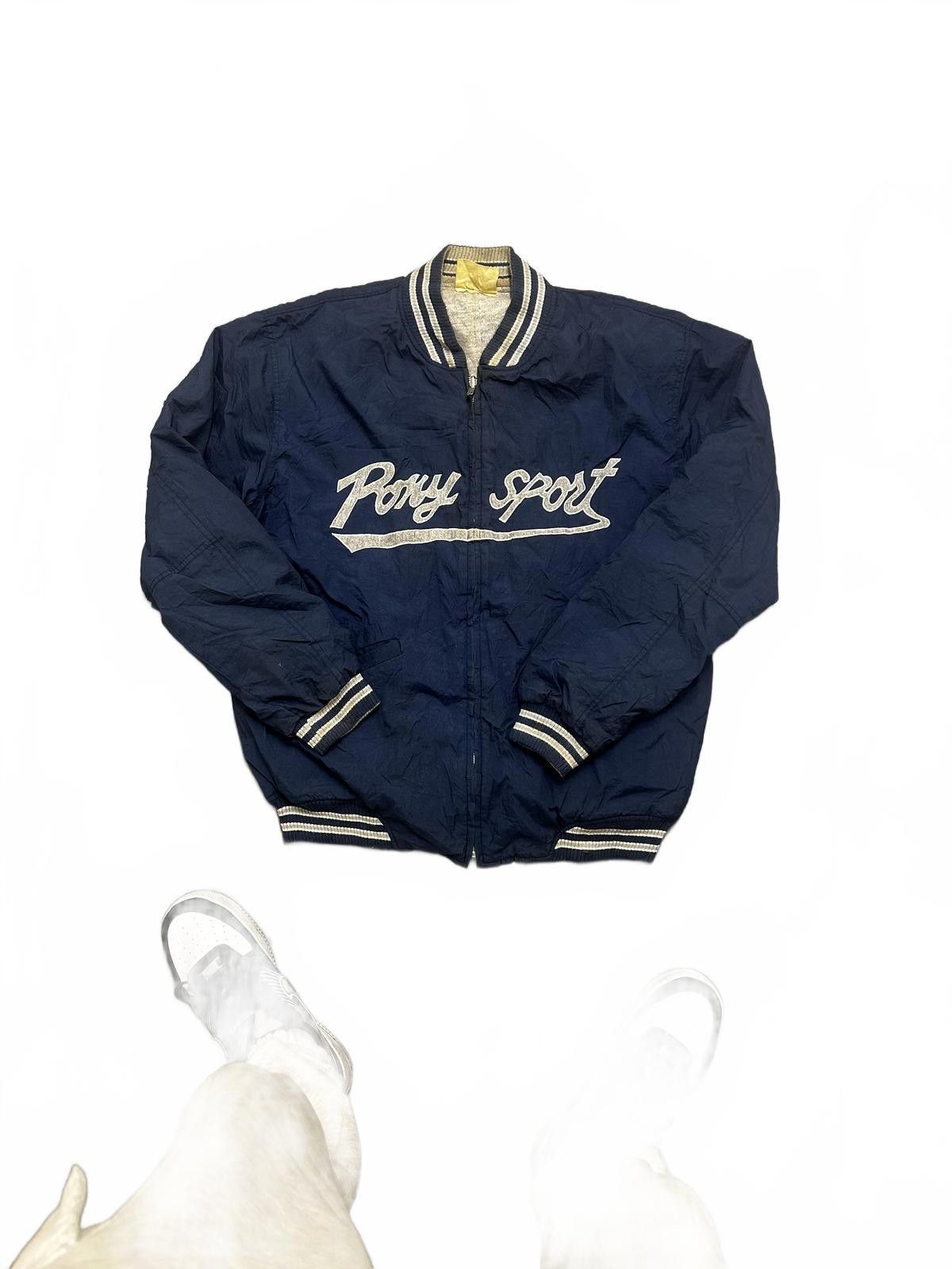 PONY Pony Sport Vintage Jacket - Navy Blue Size US L / EU 52-54 / 3 - 1 Thumbnail