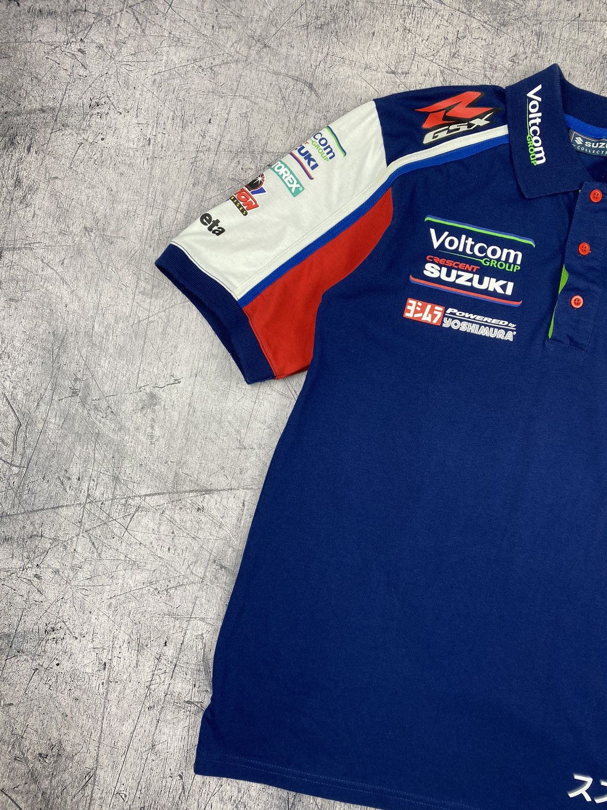 Vintage Vintage Racing Suzuki World Superbike Polo T Shirt Size US M / EU 48-50 / 2 - 3 Thumbnail