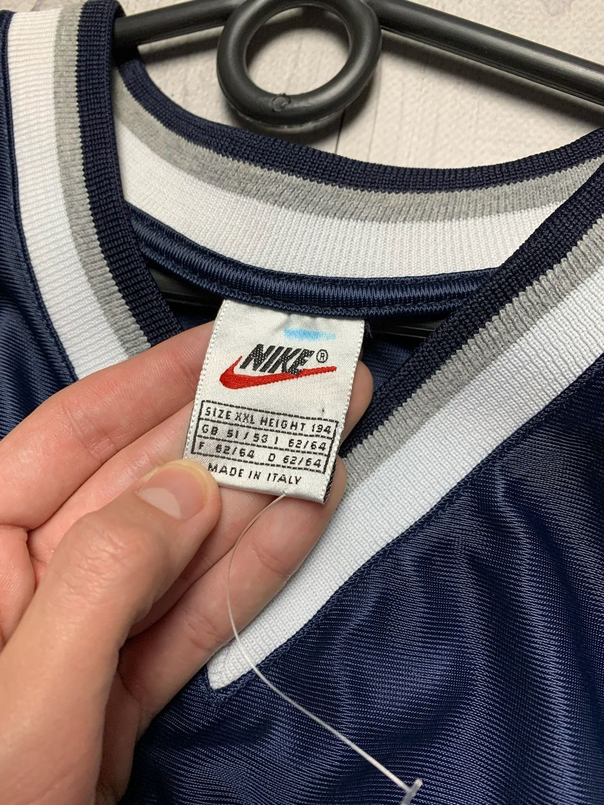 Nike × Vintage Vintage Nike Basketball jersey + shorts rare training XL Size US XL / EU 56 / 4 - 9 Thumbnail